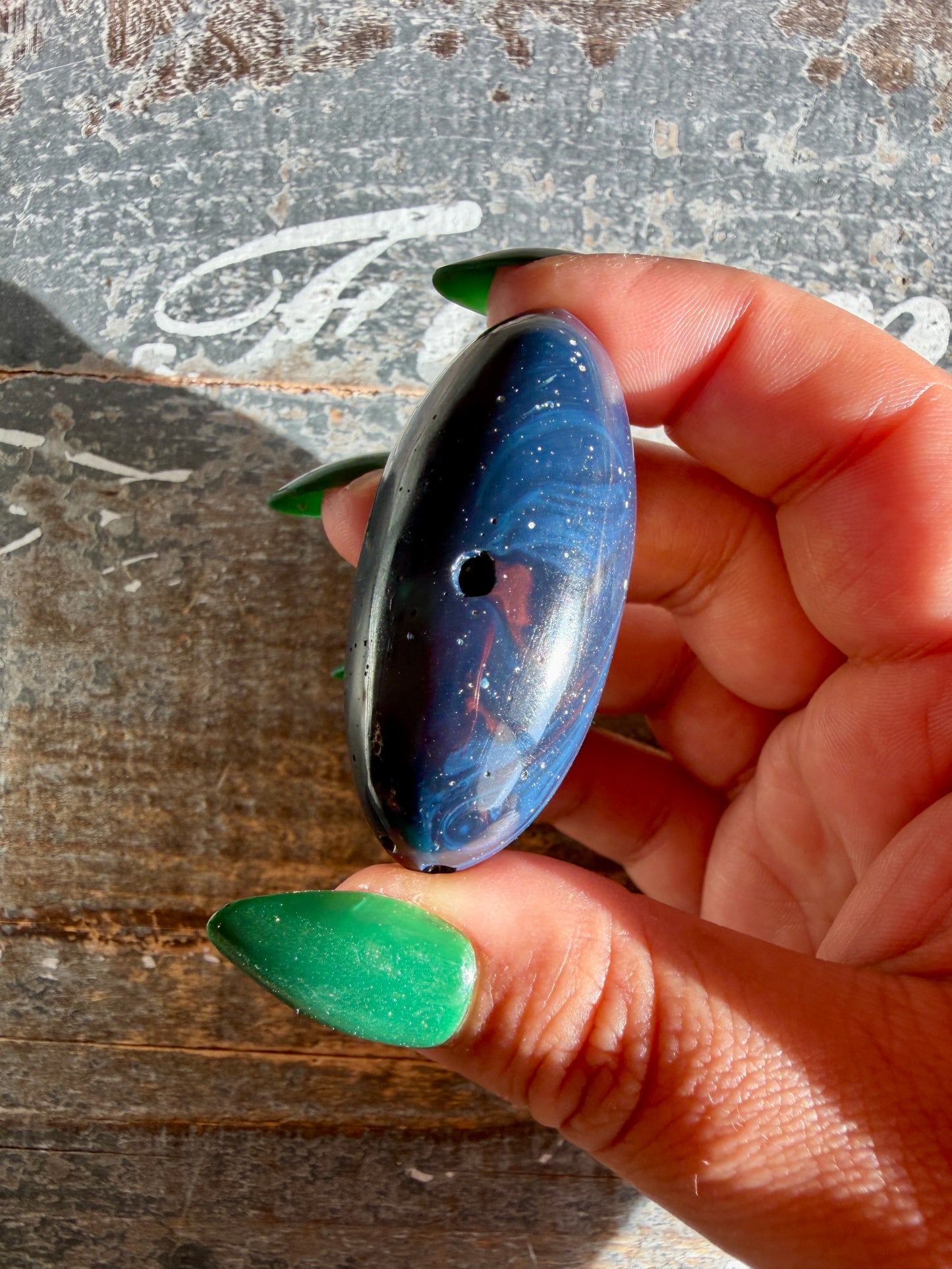 Gorgeous Sieber Agate Lingam (Man-made) | Opt O