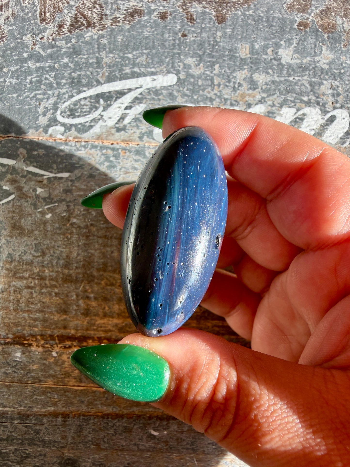 Gorgeous Sieber Agate Lingam (Man-made) | Opt O