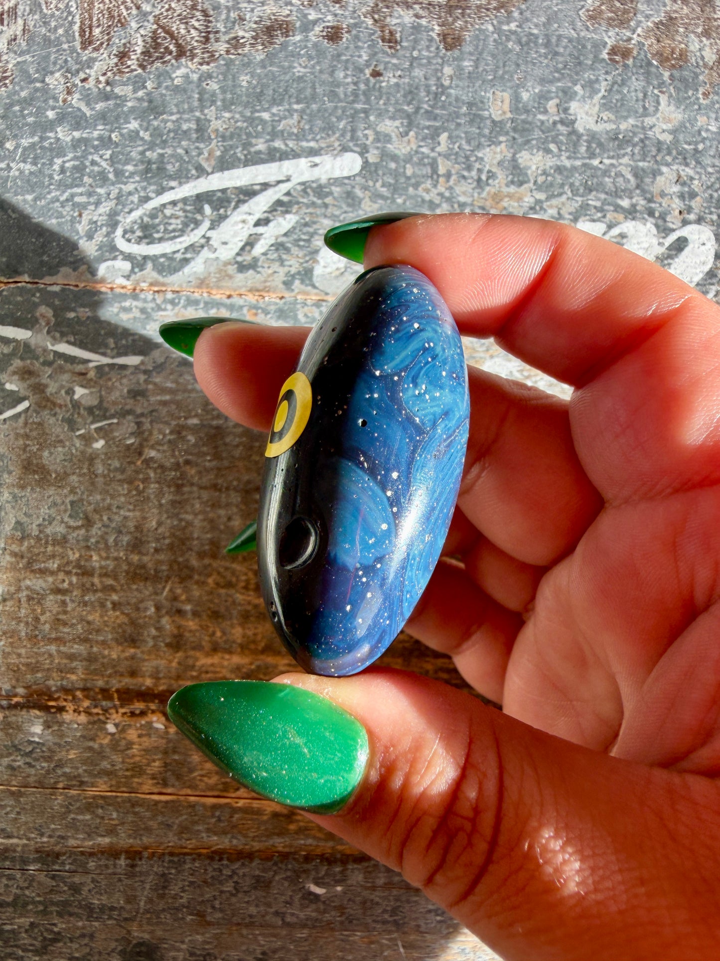 Gorgeous Sieber Agate Lingam (Man-made) | Opt O