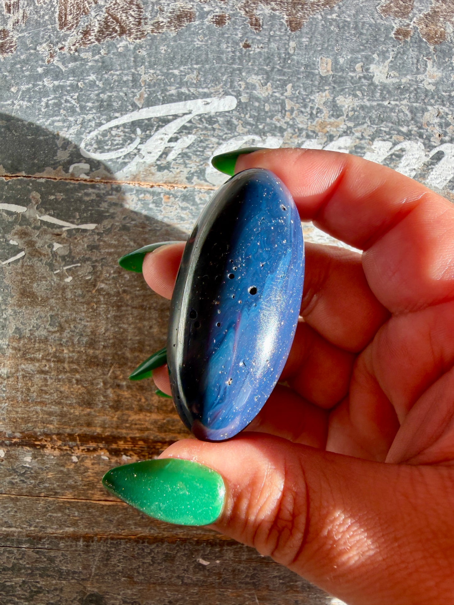 Gorgeous Sieber Agate Lingam (Man-made) | Opt D