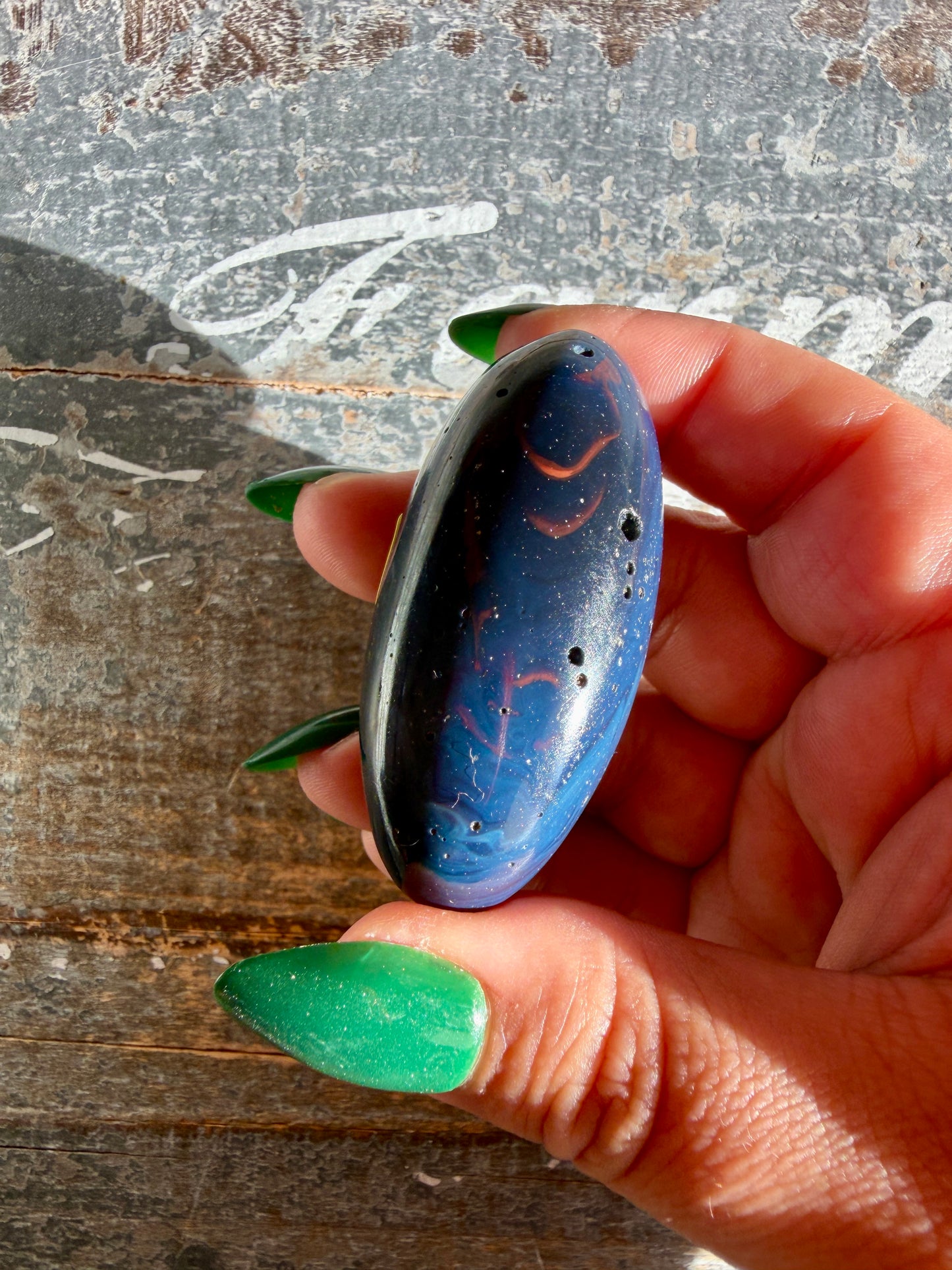 Gorgeous Sieber Agate Lingam (Man-made) | Opt D