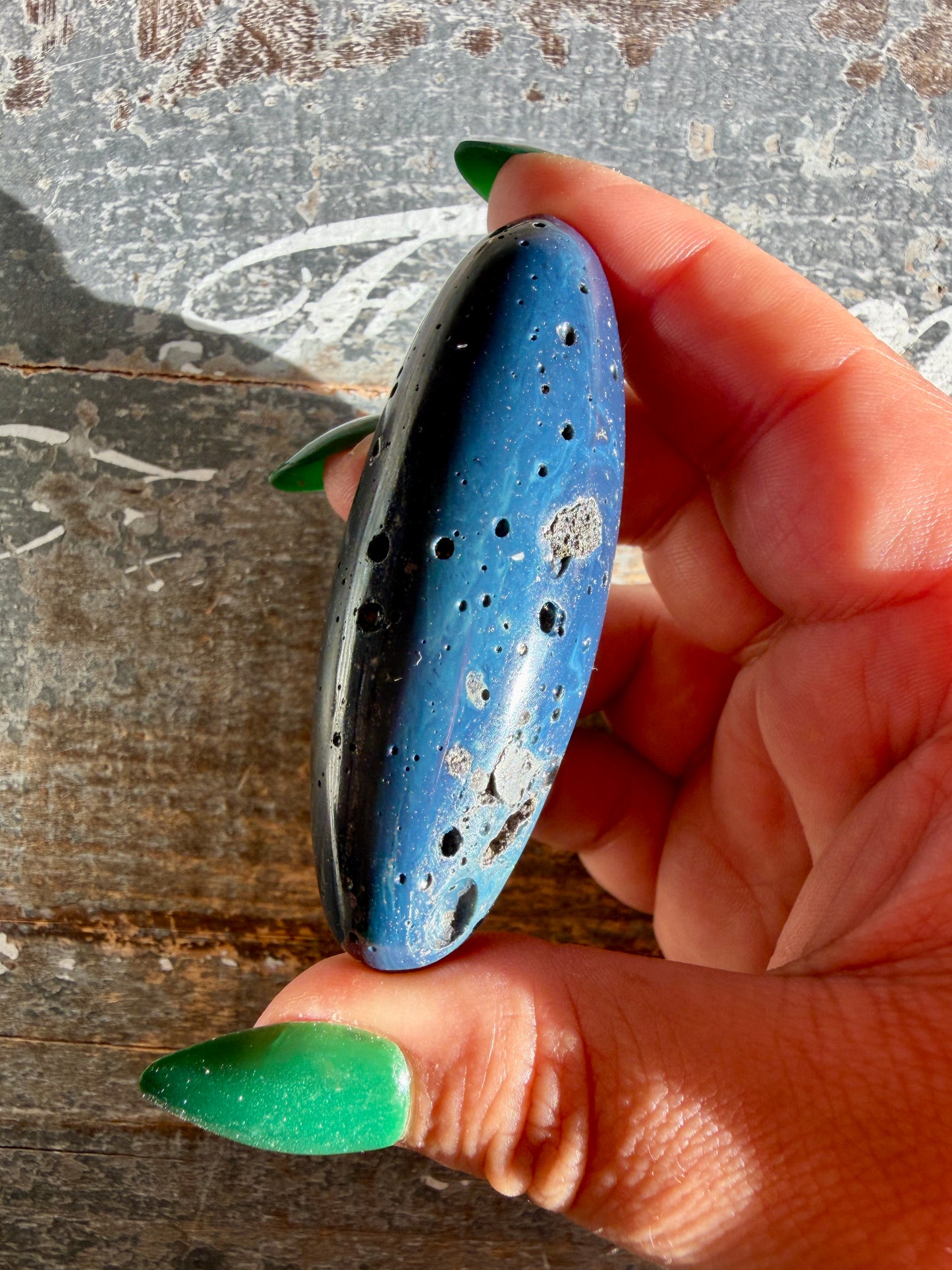 Gorgeous Sieber Agate Lingam (Man-made) | Opt G