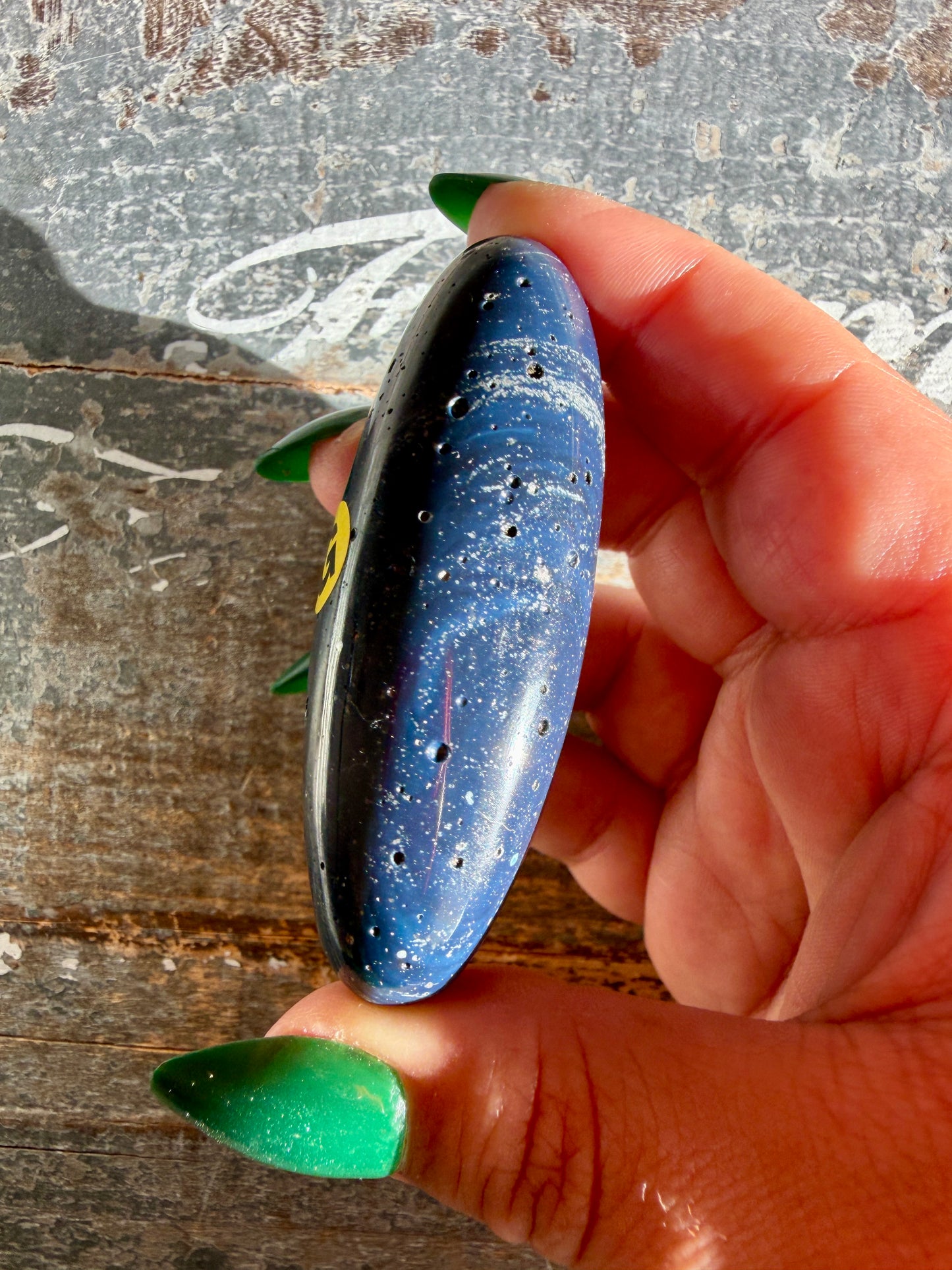 Gorgeous Sieber Agate Lingam (Man-made) | Opt G