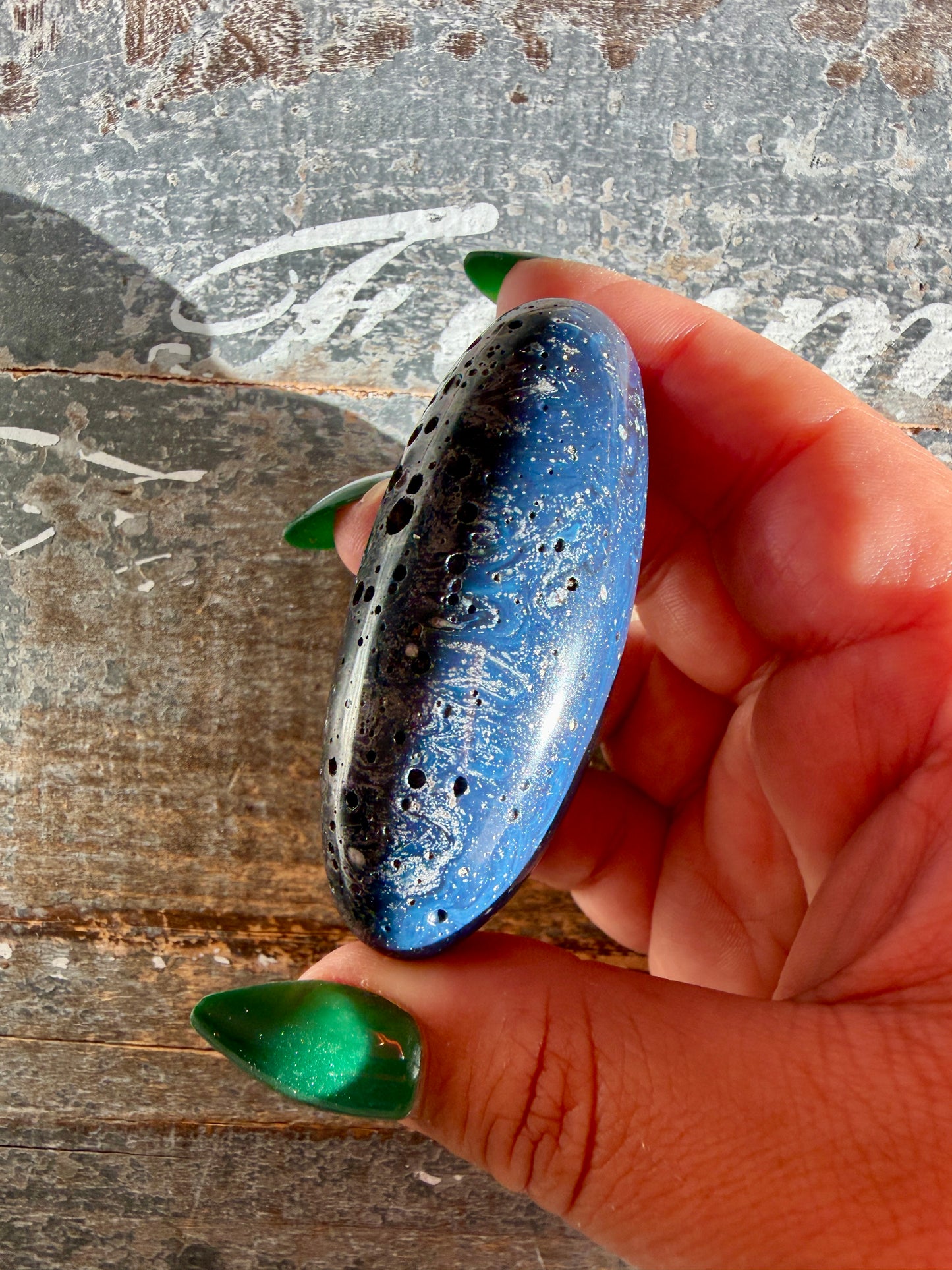 Gorgeous Sieber Agate Lingam (Man-made) | Opt E