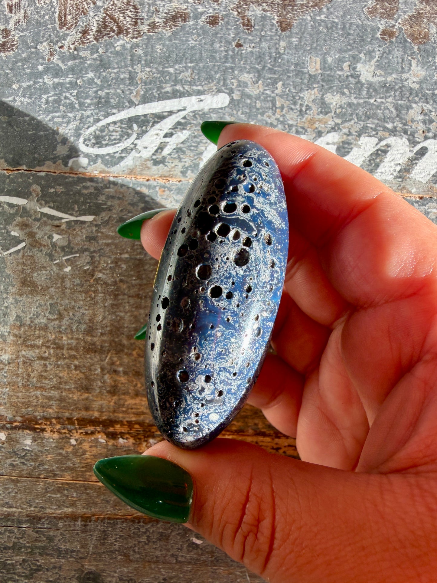 Gorgeous Sieber Agate Lingam (Man-made) | Opt E