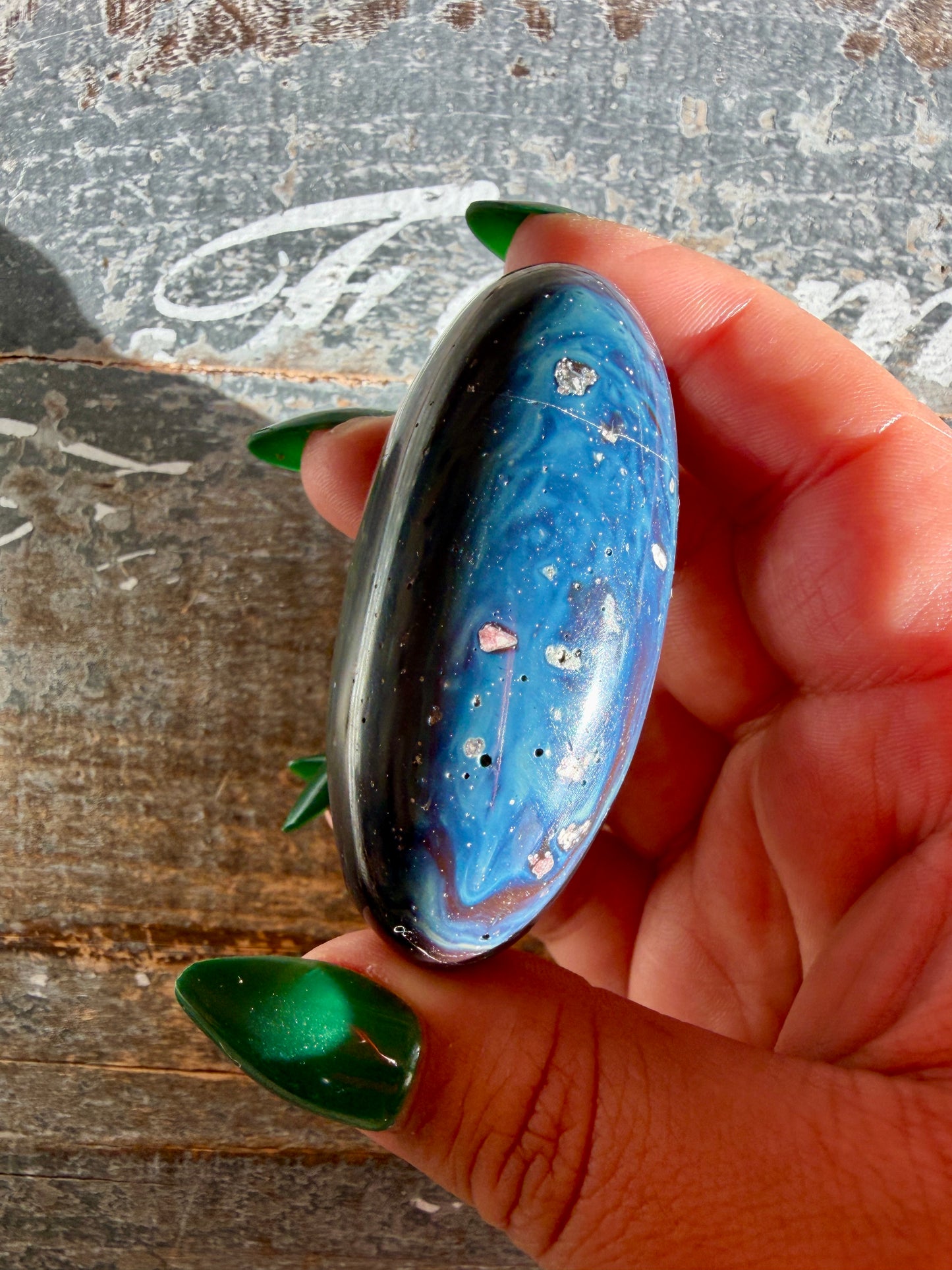 Gorgeous Sieber Agate Lingam (Man-made) | Opt I