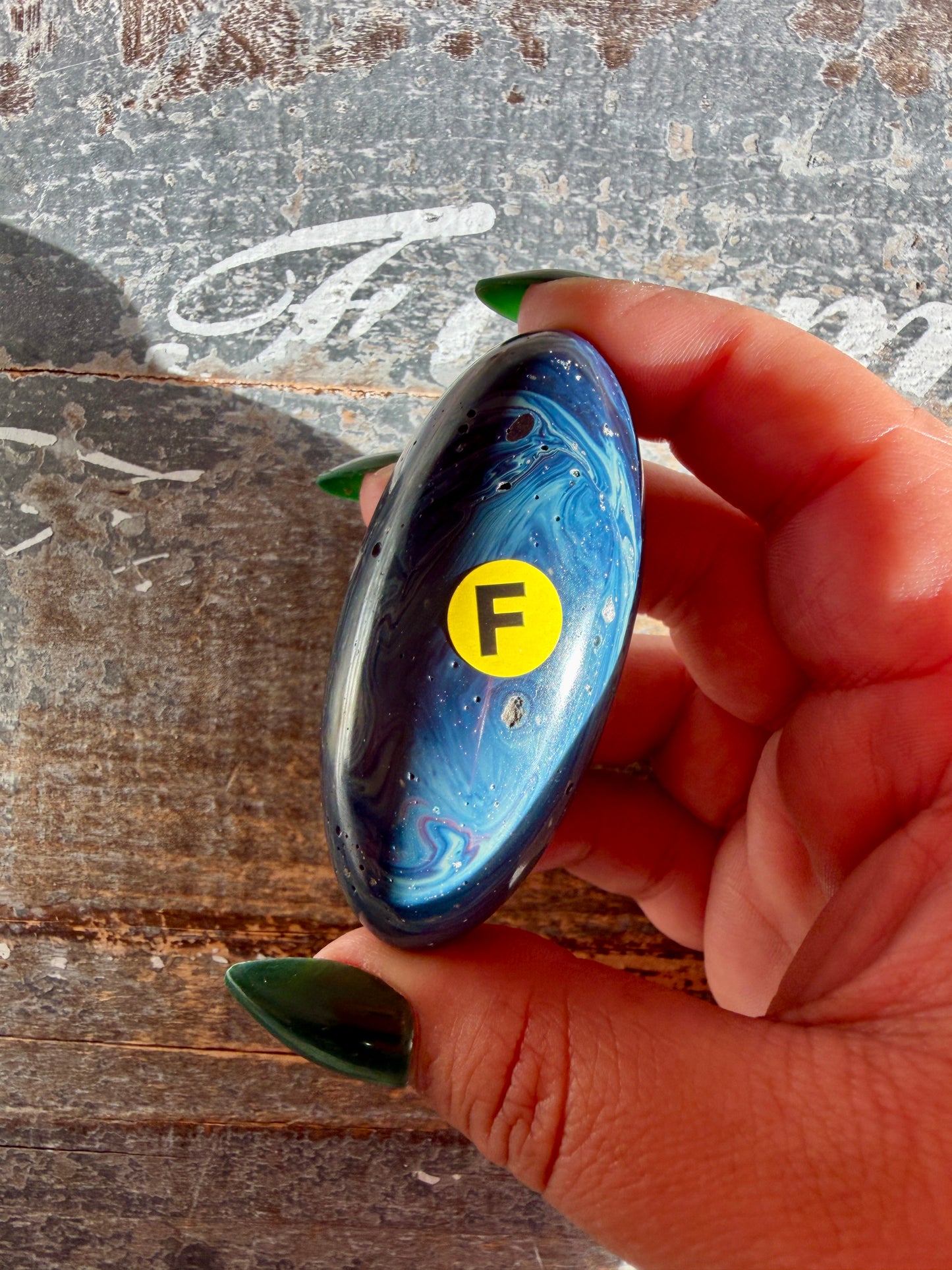 Gorgeous Sieber Agate Lingam (Man-made) | Opt F