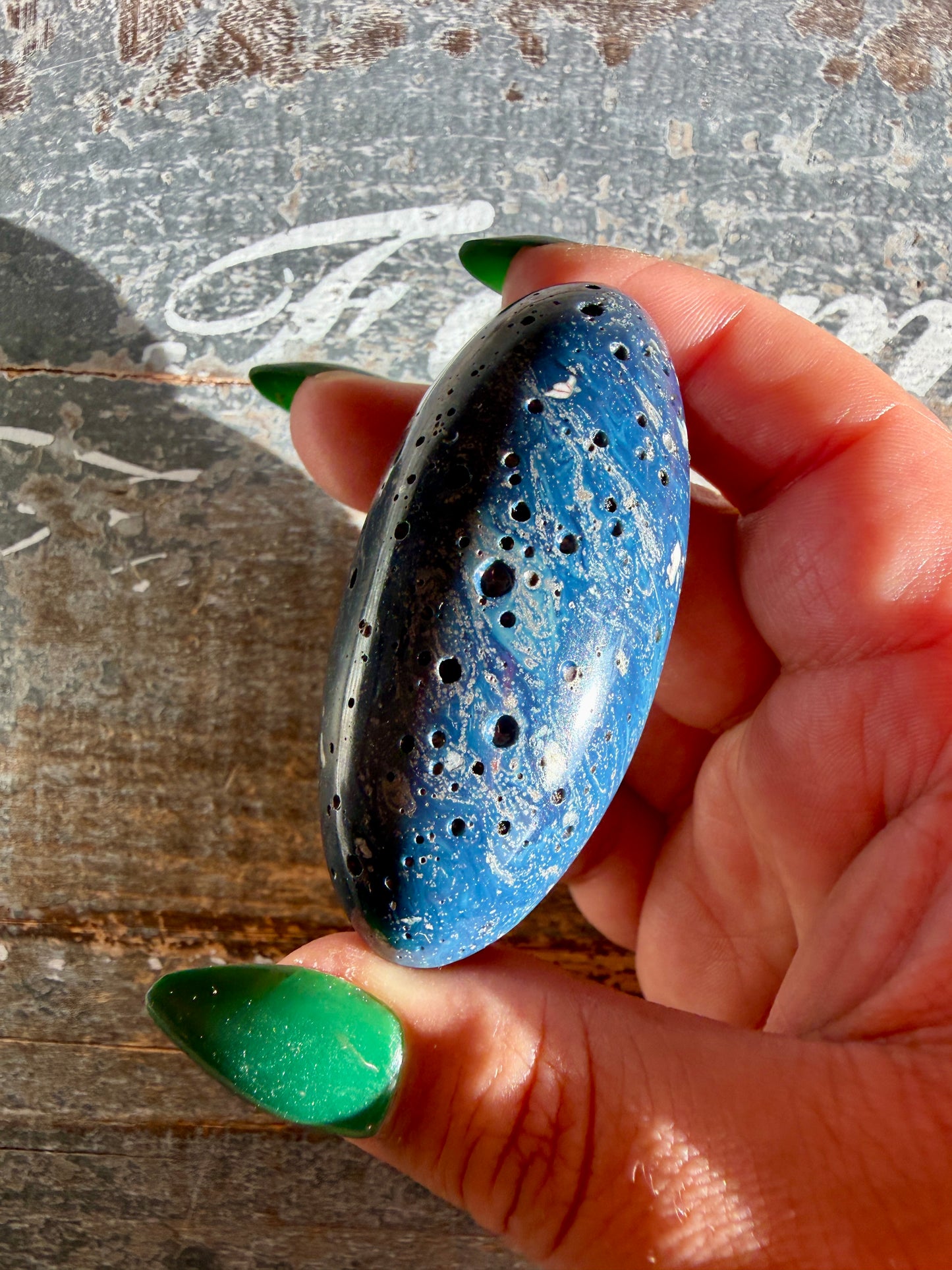 Gorgeous Sieber Agate Lingam (Man-made) | Opt F