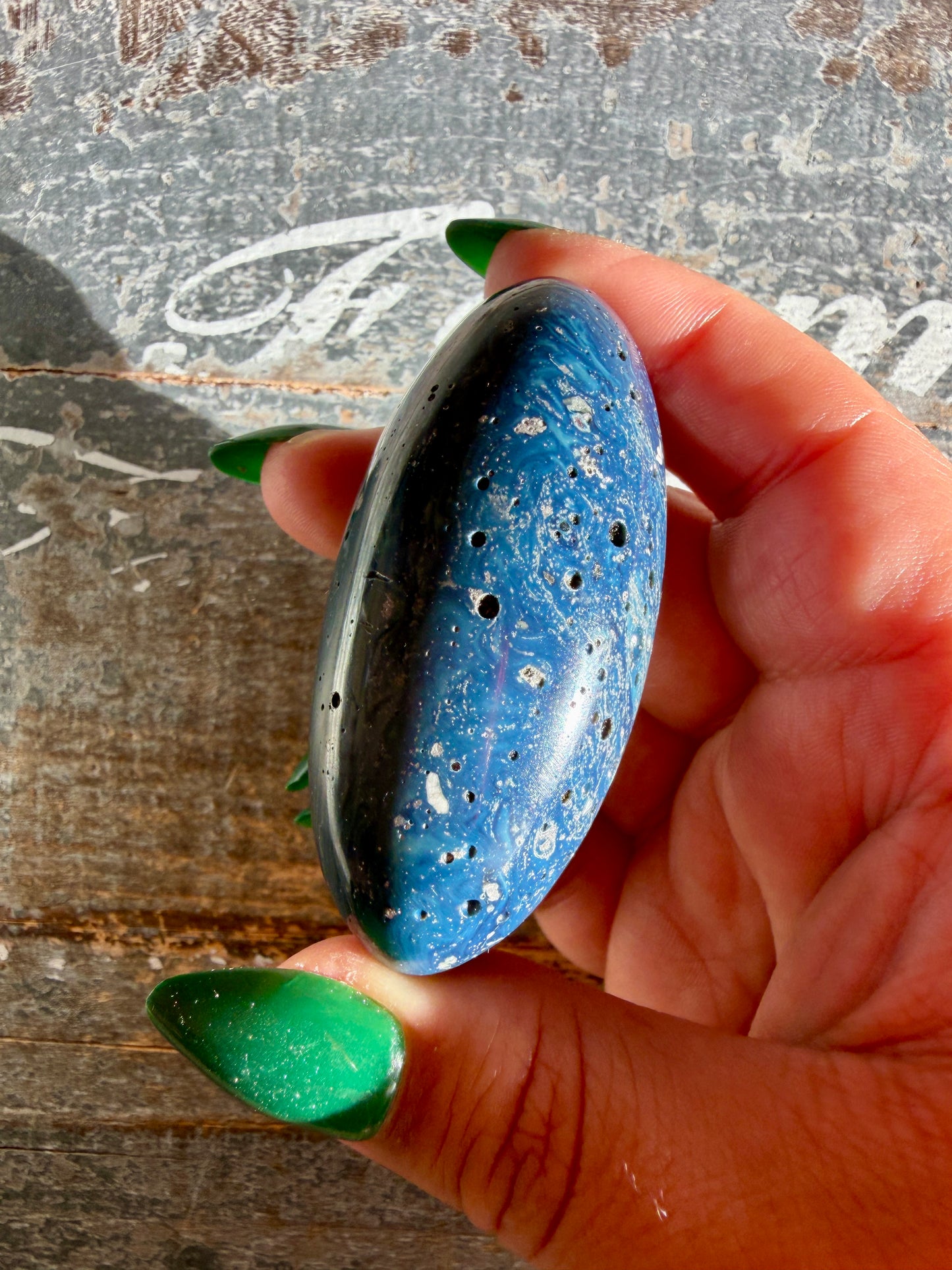 Gorgeous Sieber Agate Lingam (Man-made) | Opt F