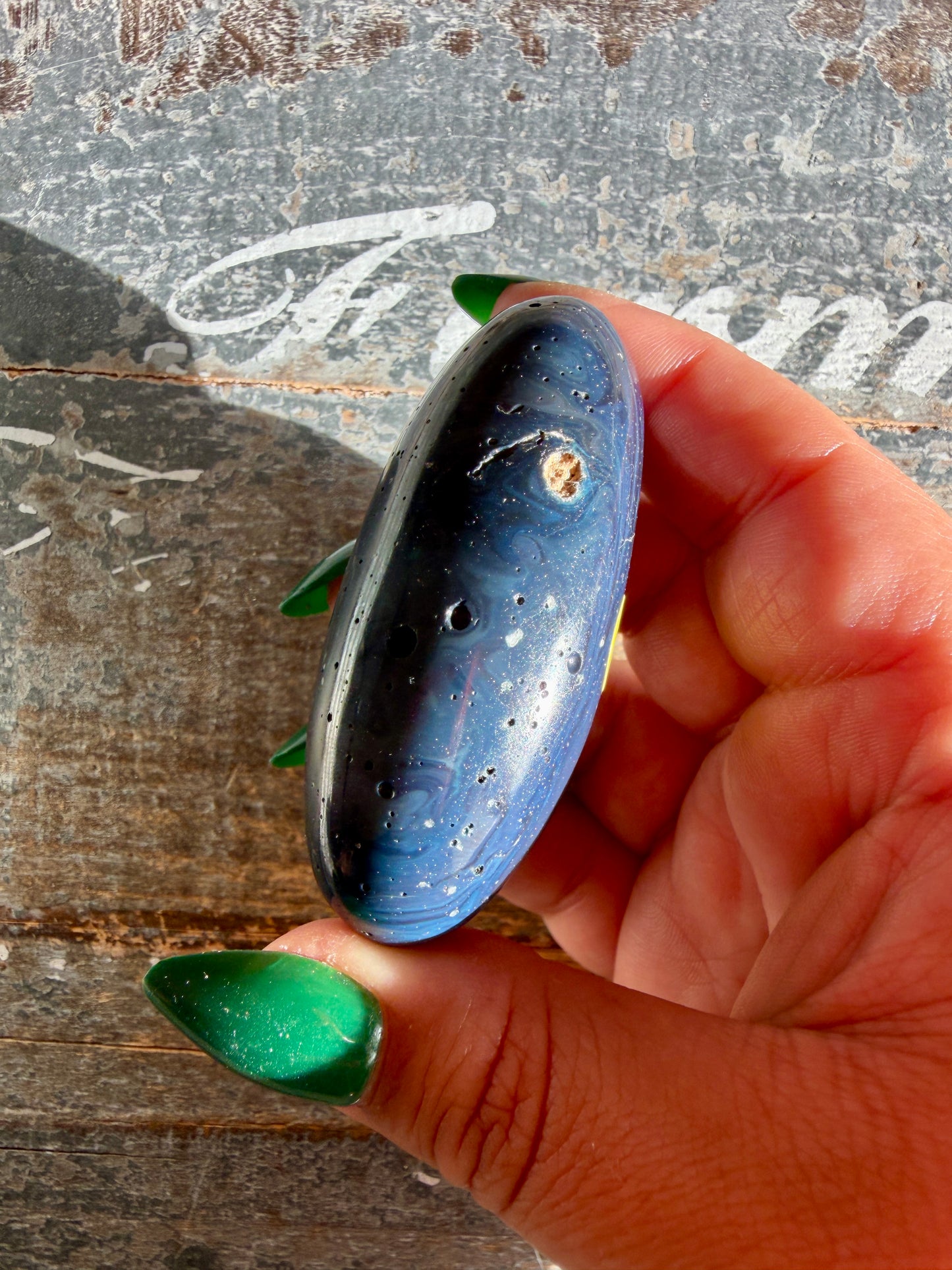 Gorgeous Sieber Agate Lingam (Man-made) | Opt B
