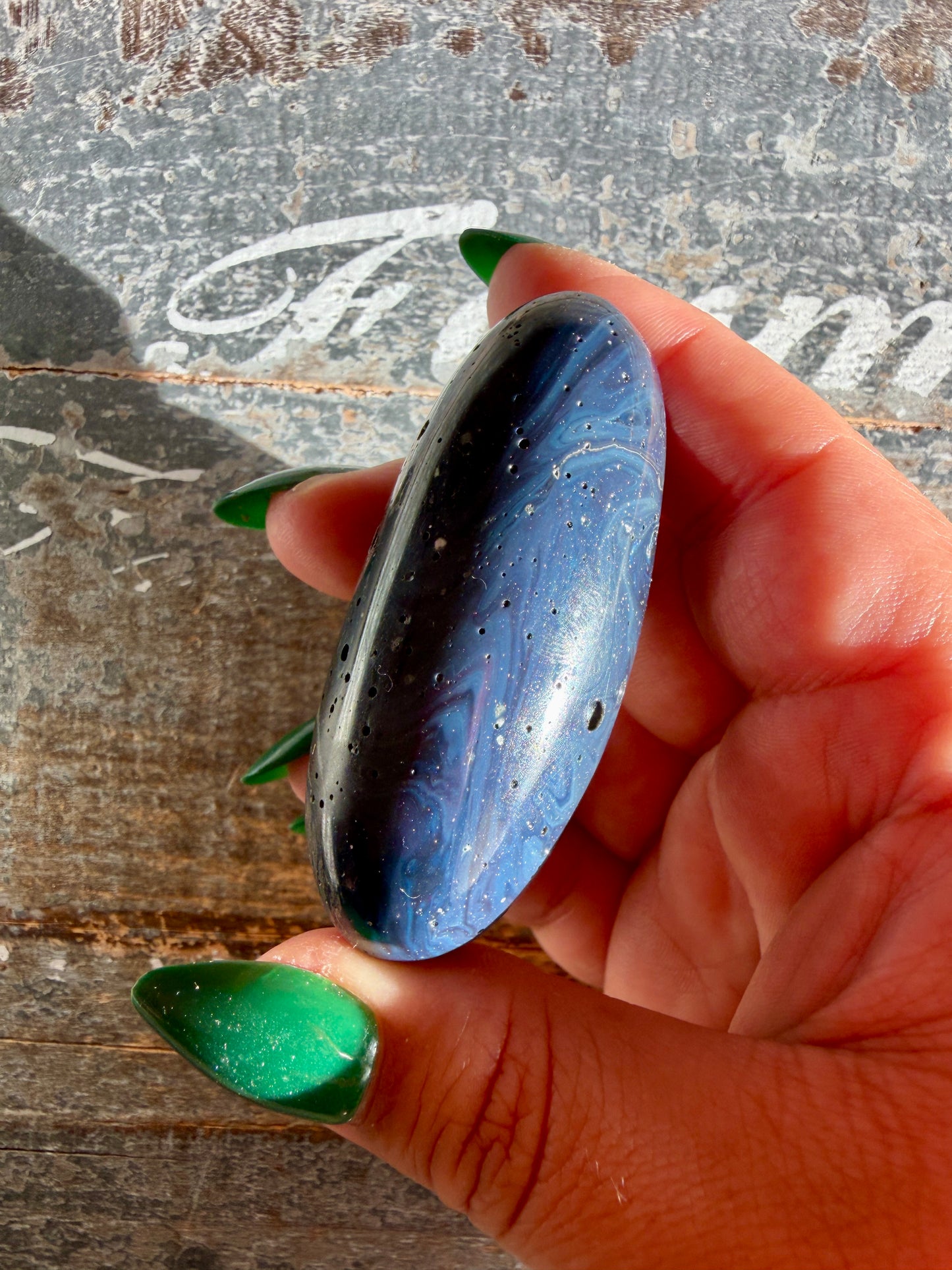 Gorgeous Sieber Agate Lingam (Man-made) | Opt B