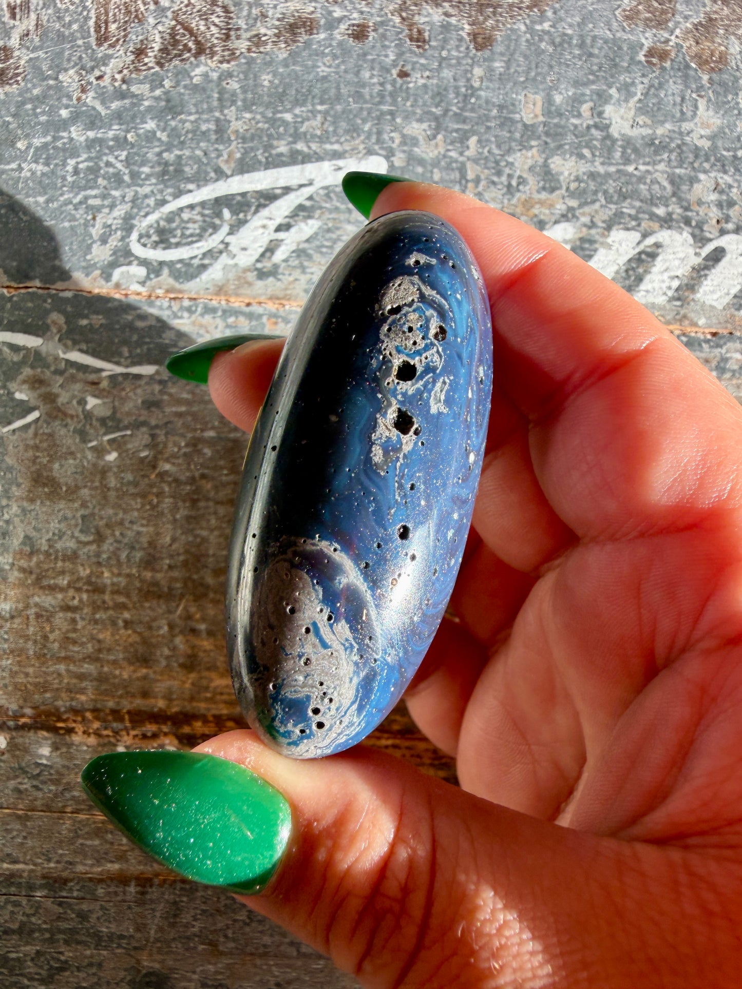 Gorgeous Sieber Agate Lingam (Man-made) | Opt B