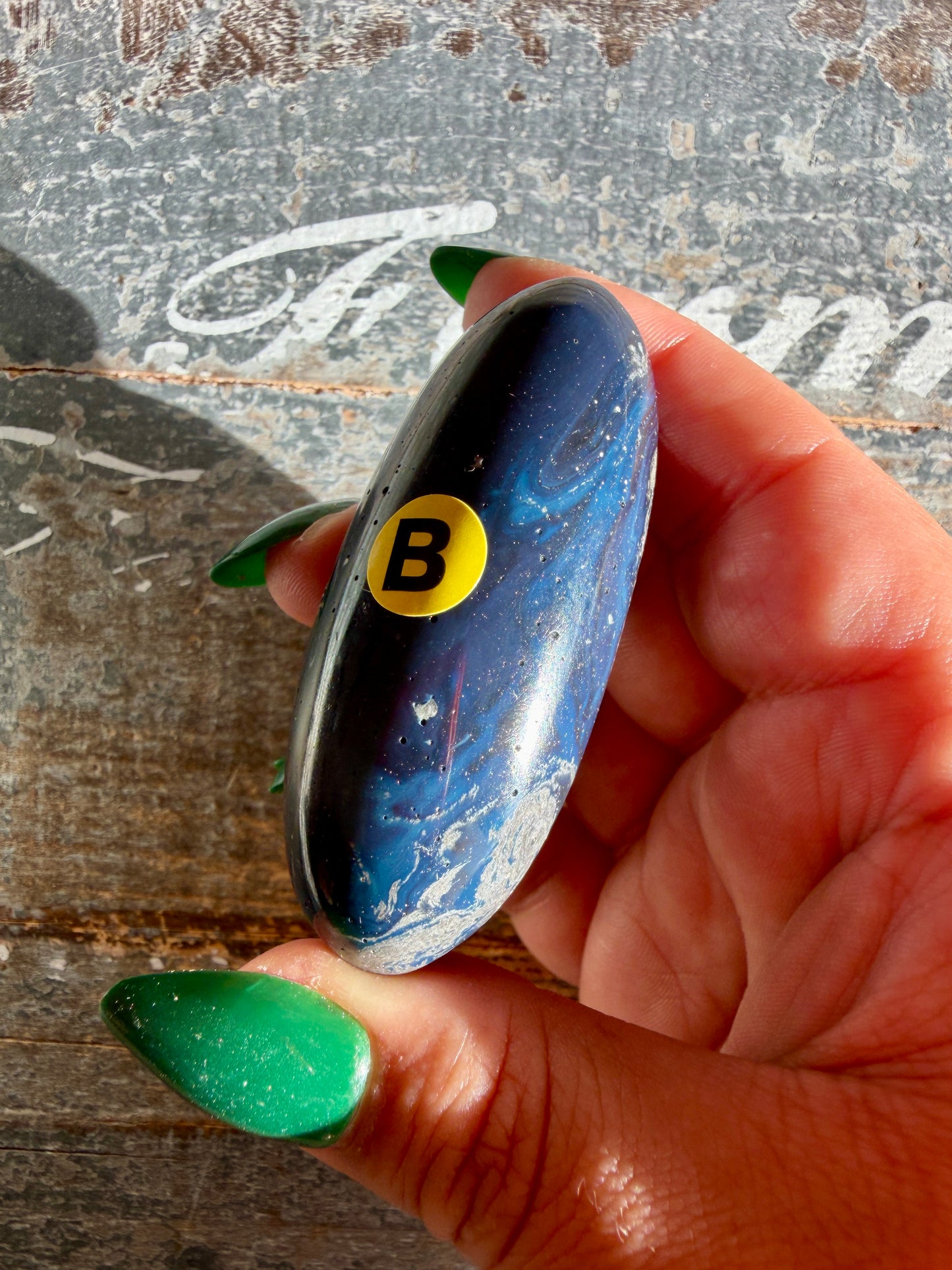 Gorgeous Sieber Agate Lingam (Man-made) | Opt B