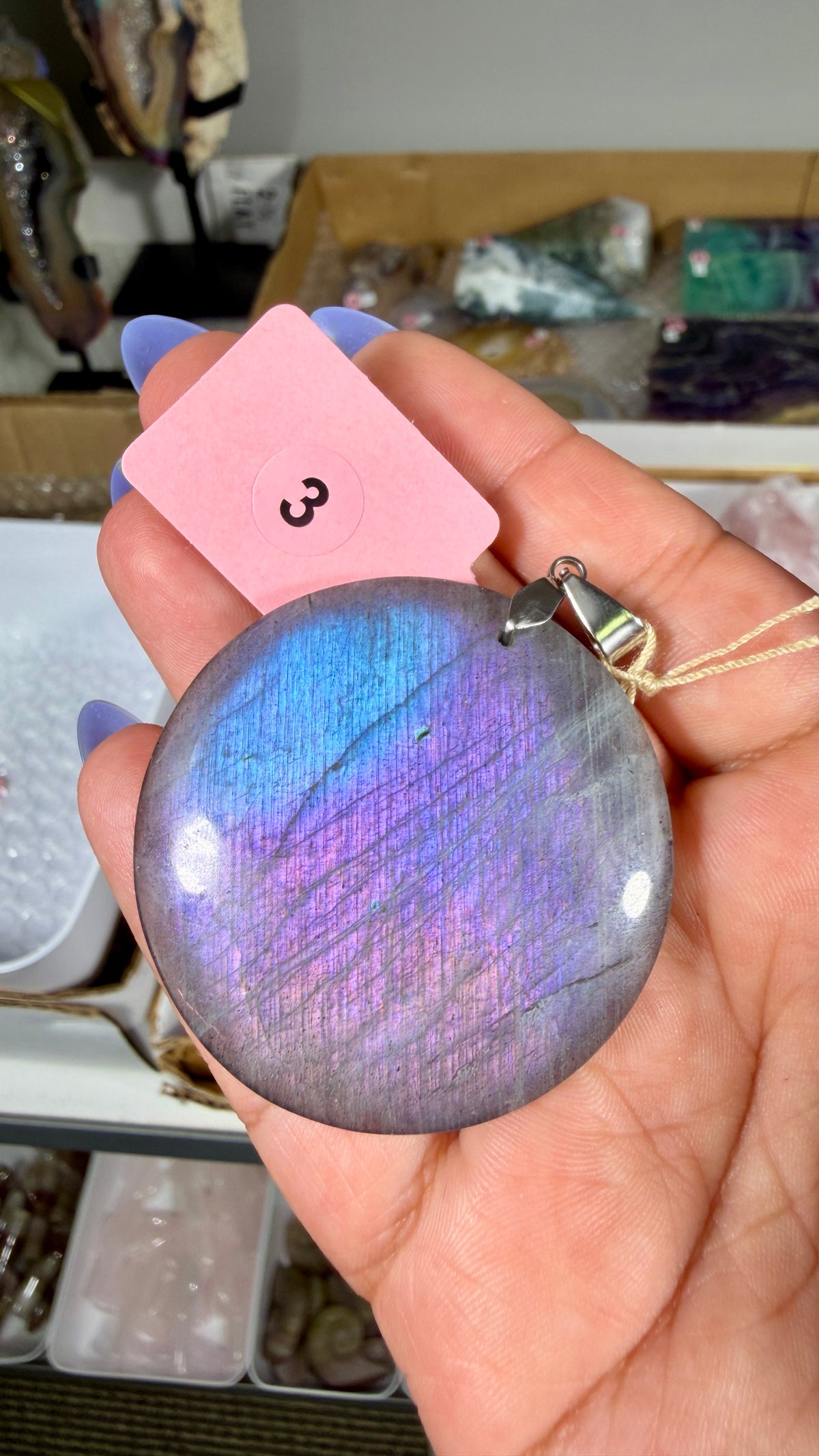 Labradorite Pendant | Opt 3