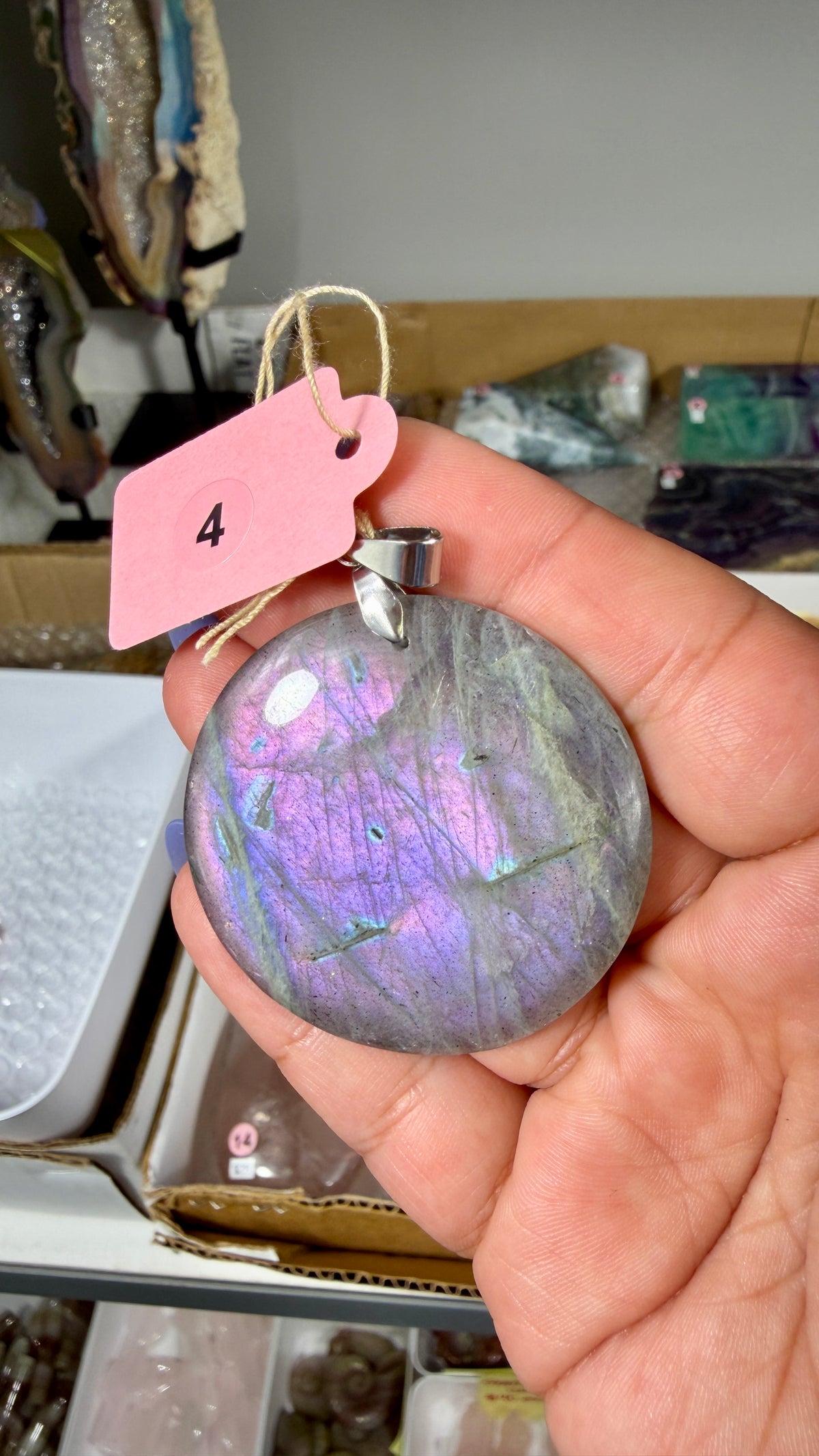 Labradorite Pendant | Opt 4
