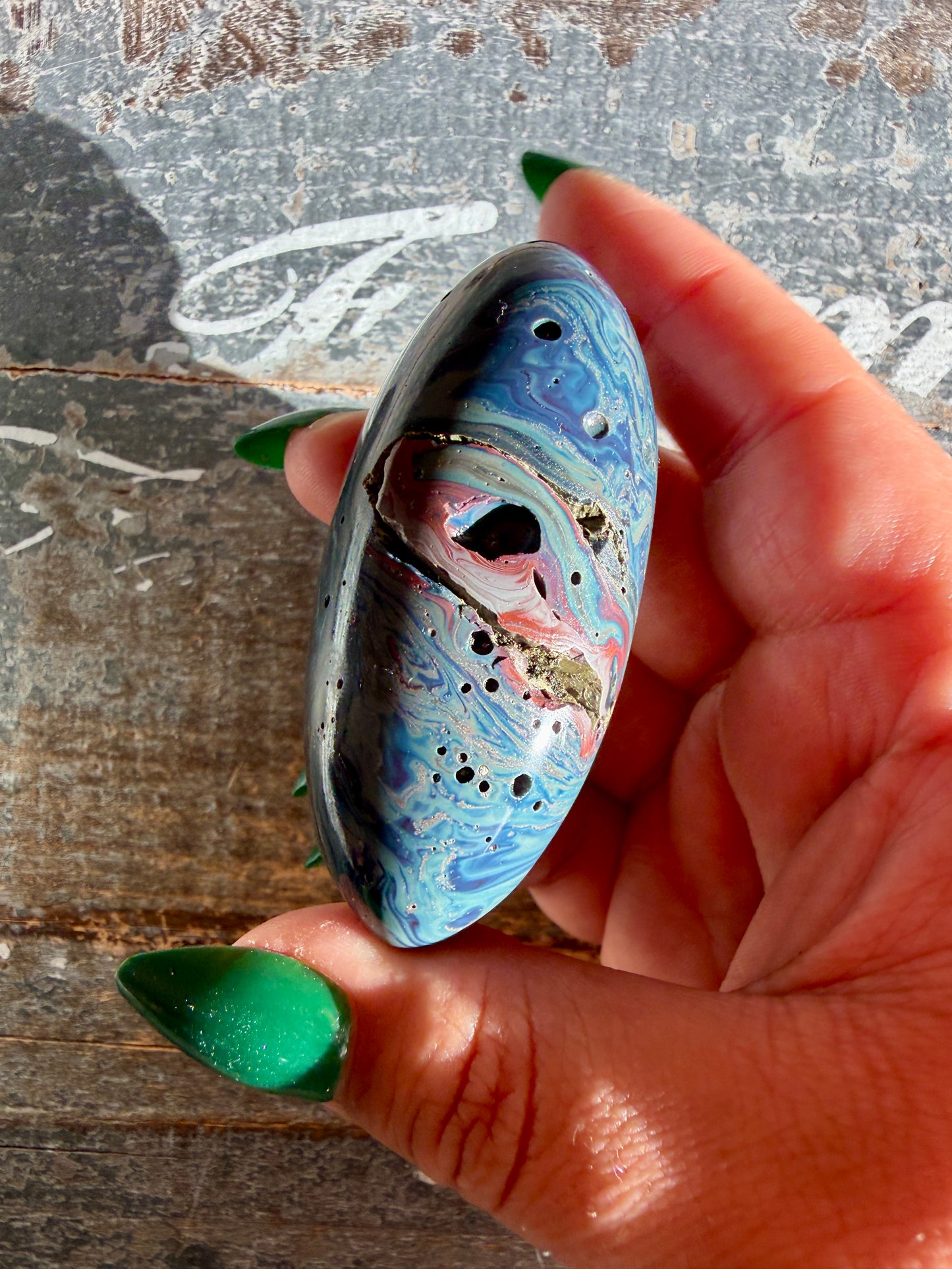 Gorgeous Sieber Agate Lingam (Man-made) | Opt C