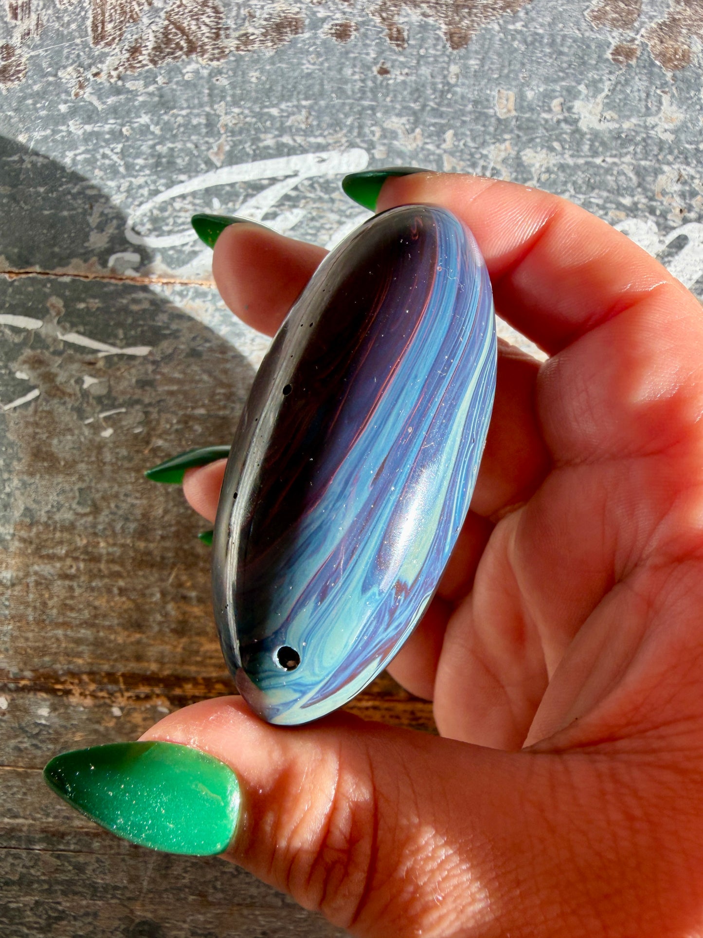 Gorgeous Sieber Agate Lingam (Man-made) | Opt C
