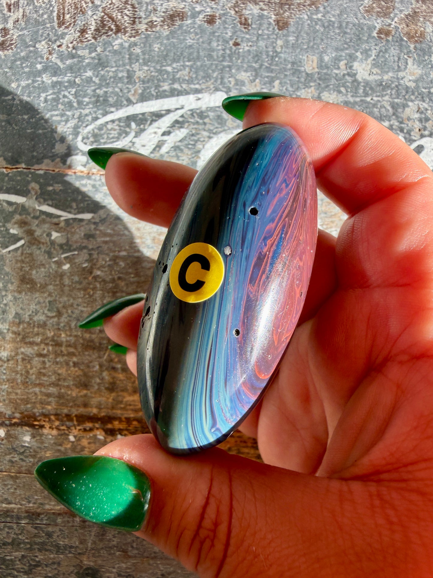 Gorgeous Sieber Agate Lingam (Man-made) | Opt C