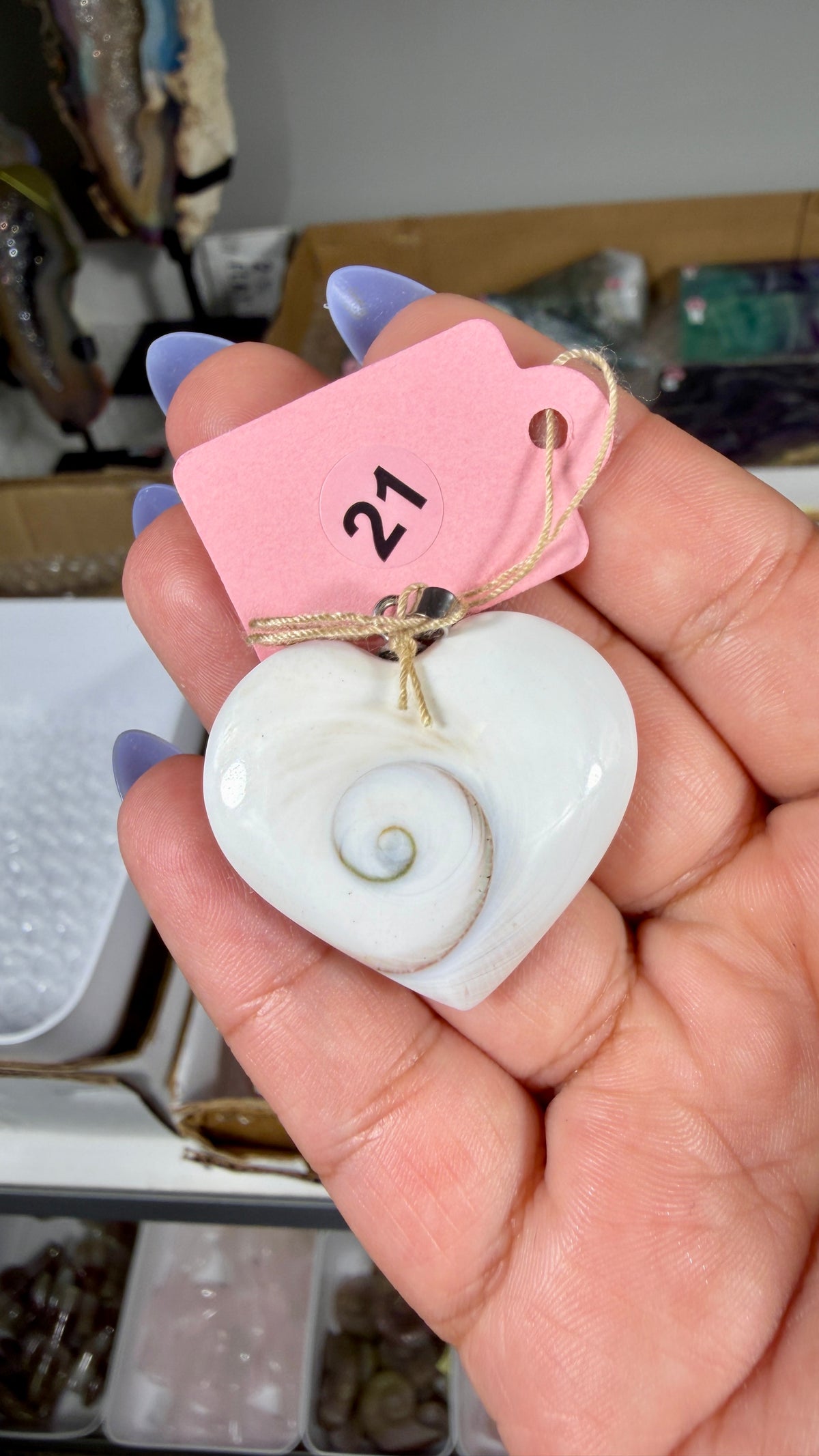 Shell Heart Pendant | Opt 21