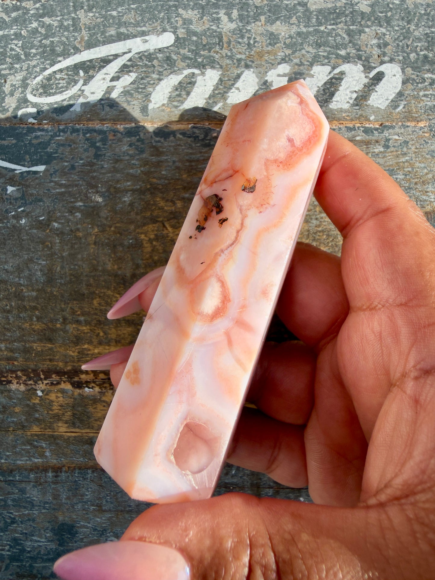 Gorgeous High Quality Carnelian & Flower Agate Tower | Madagascar | Opt O