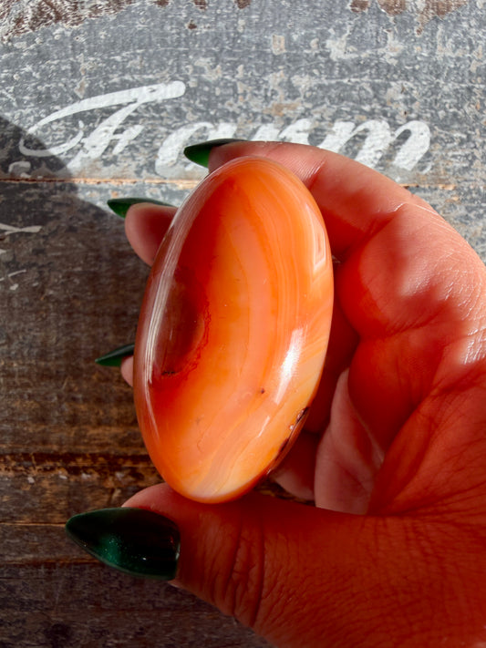 Gorgeous Carnelian Lingam | Opt O