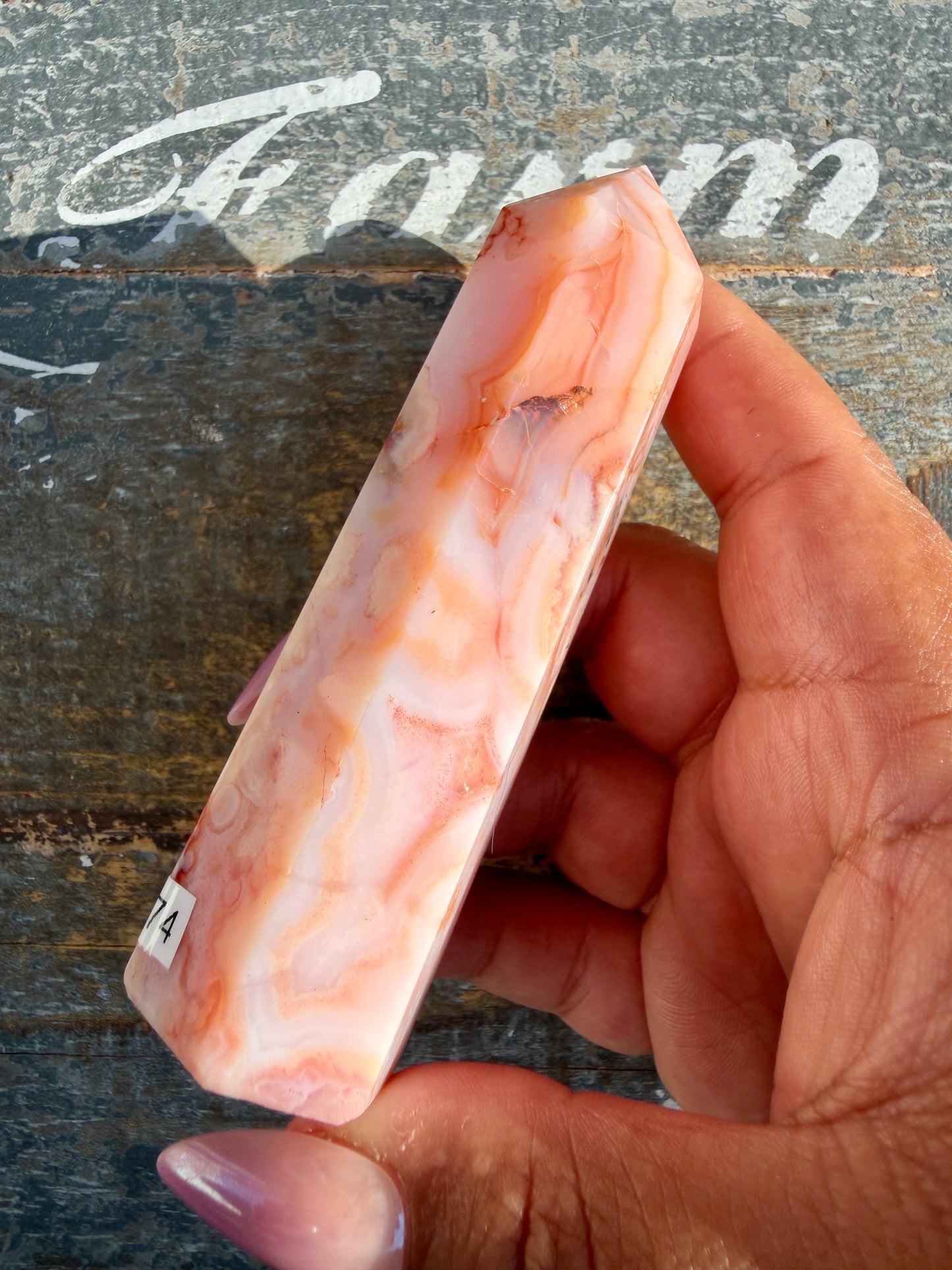 Gorgeous High Quality Carnelian & Flower Agate Tower | Madagascar | Opt O