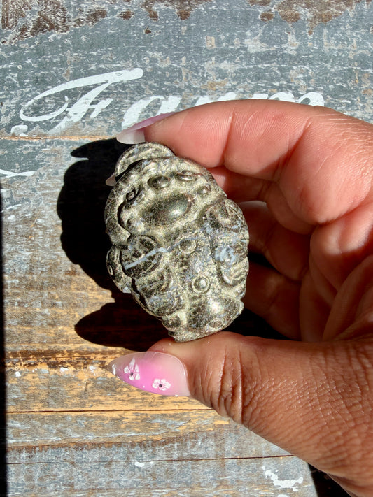 Gorgeous Pyrite Money Toad | Money Manifestation | Opt O