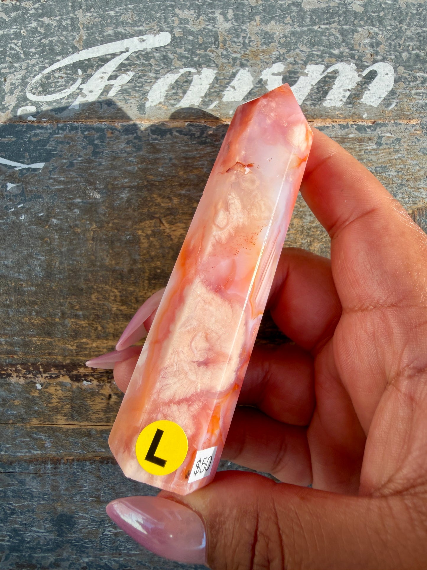 Gorgeous High Quality Carnelian & Flower Agate Tower | Madagascar | Opt L