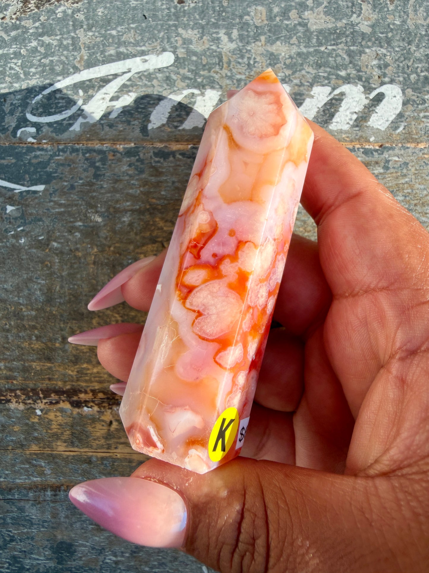 Gorgeous High Quality Carnelian & Flower Agate Tower | Madagascar | Opt K