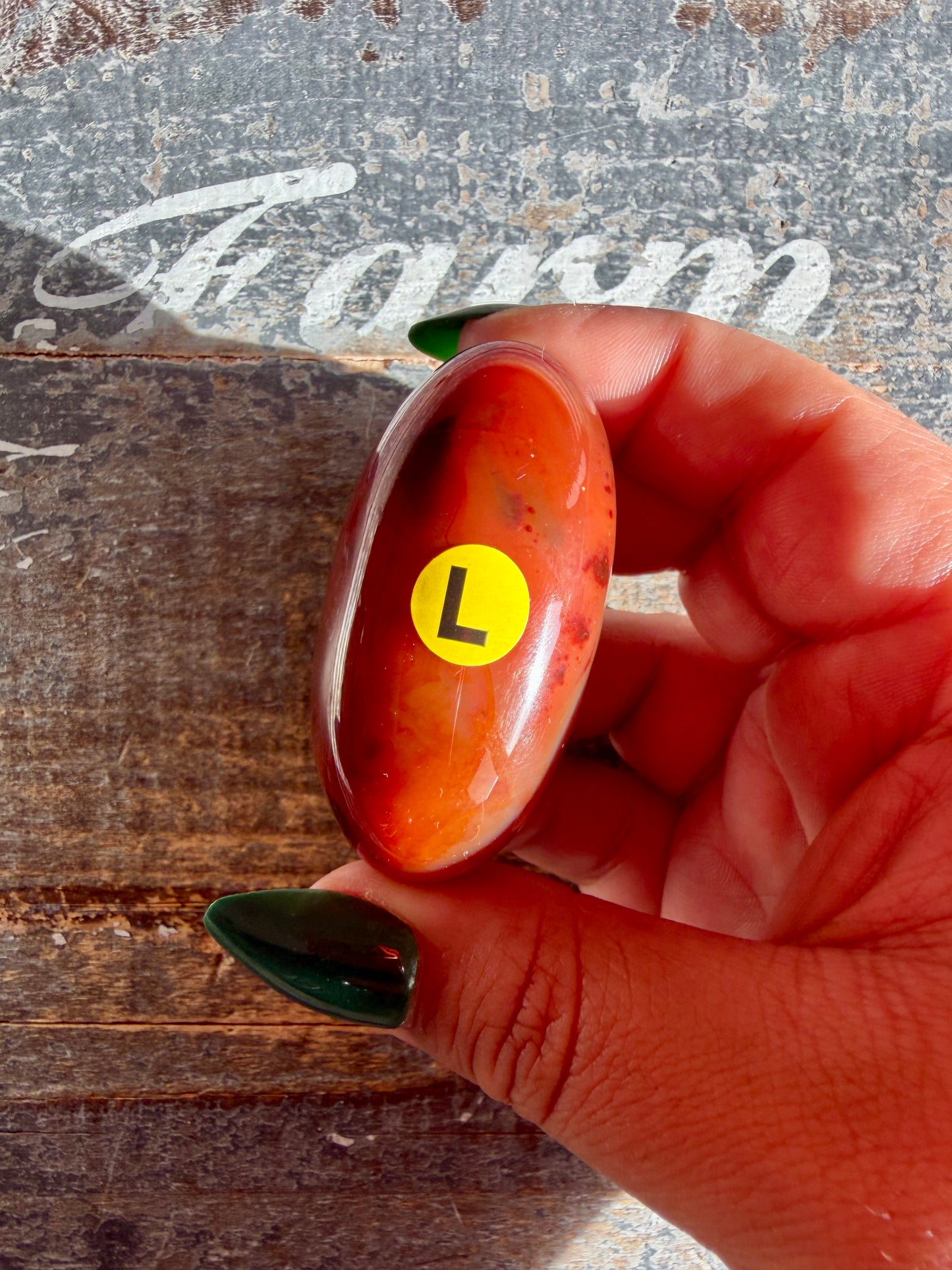 Gorgeous Carnelian Lingam | Opt L