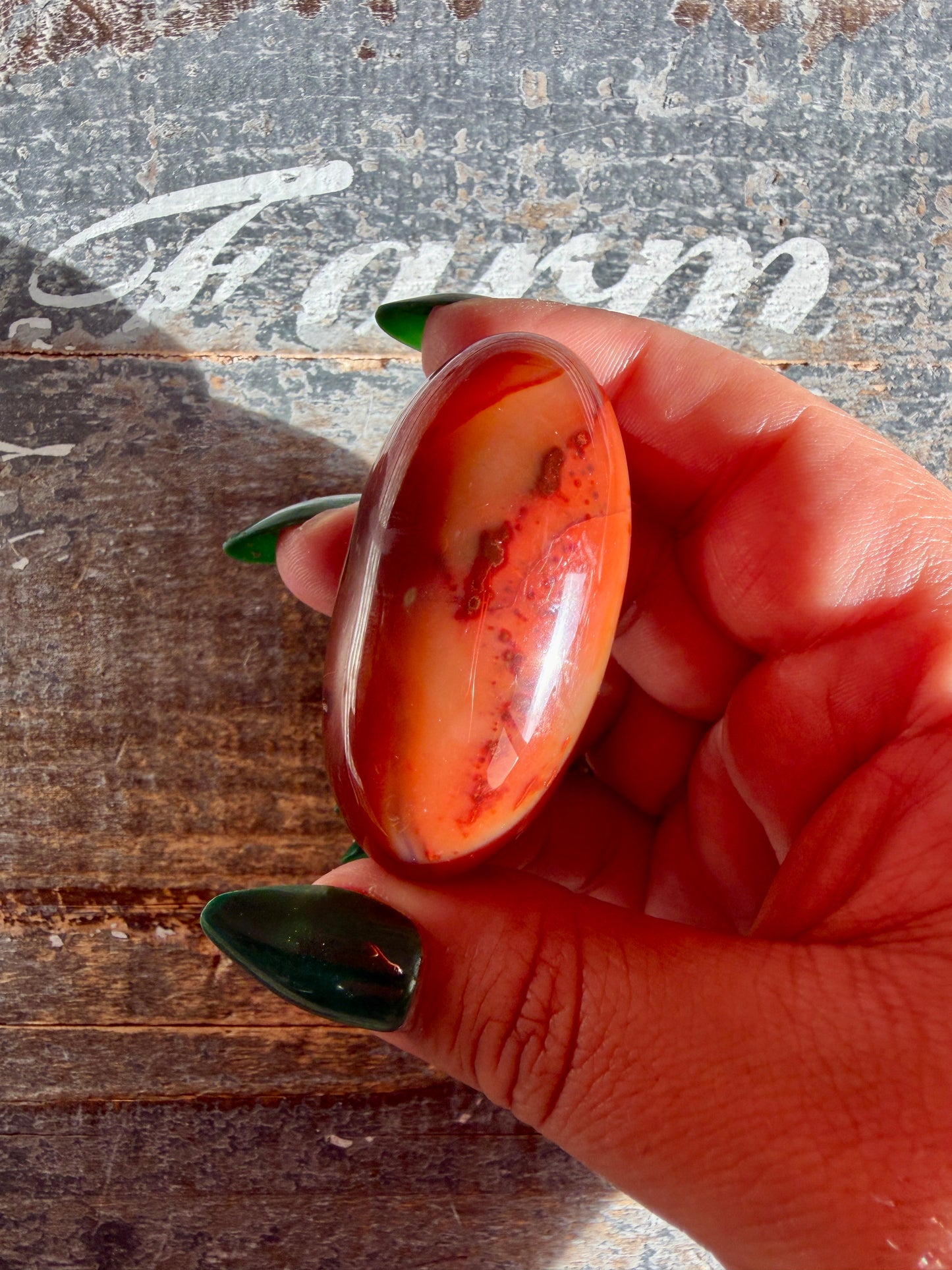 Gorgeous Carnelian Lingam | Opt L
