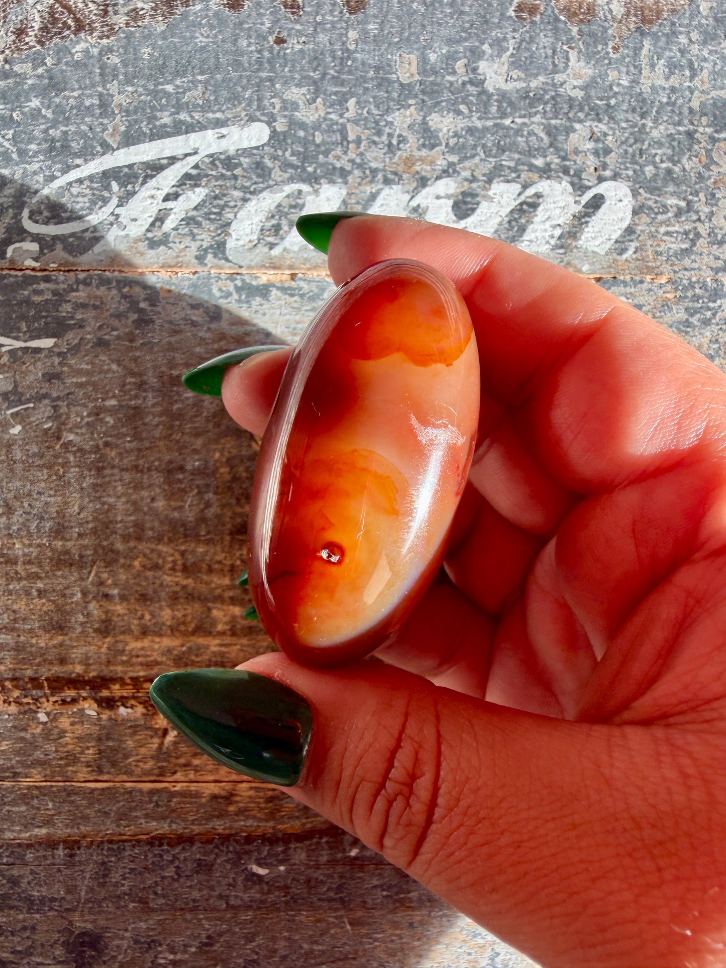 Gorgeous Carnelian Lingam | Opt L