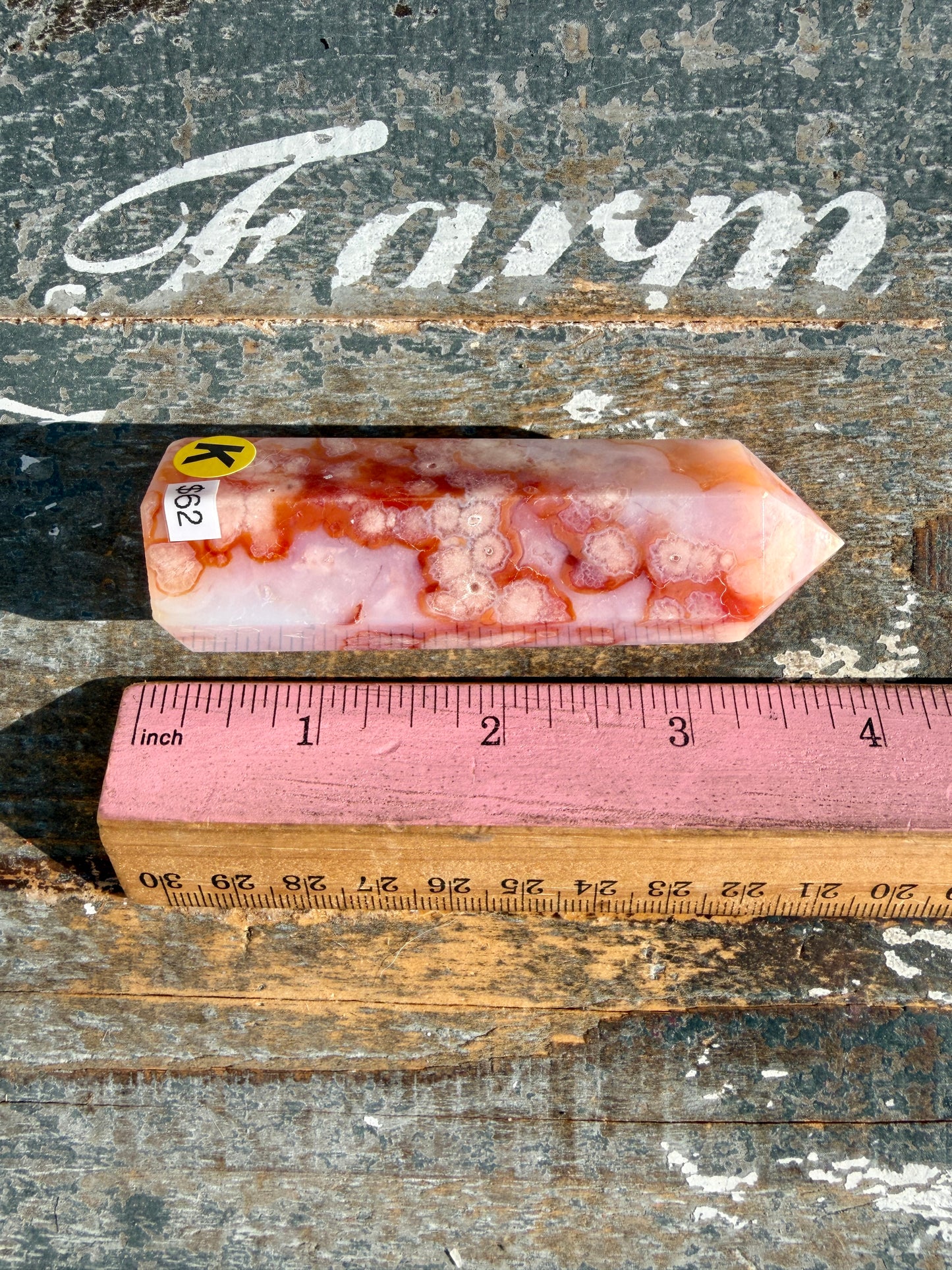 Gorgeous High Quality Carnelian & Flower Agate Tower | Madagascar | Opt K