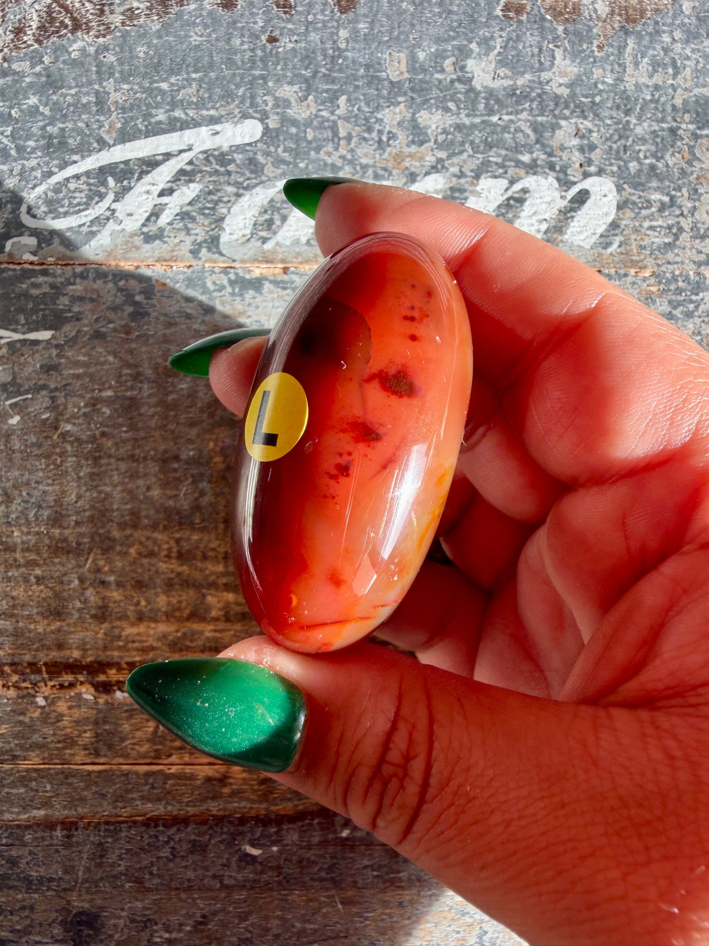 Gorgeous Carnelian Lingam | Opt L