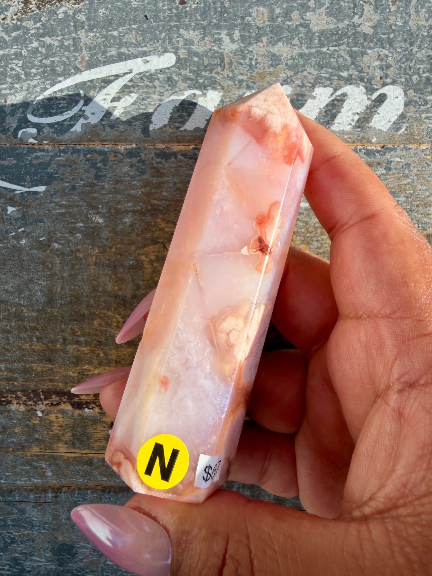 Gorgeous High Quality Carnelian & Flower Agate Tower | Madagascar | Opt N