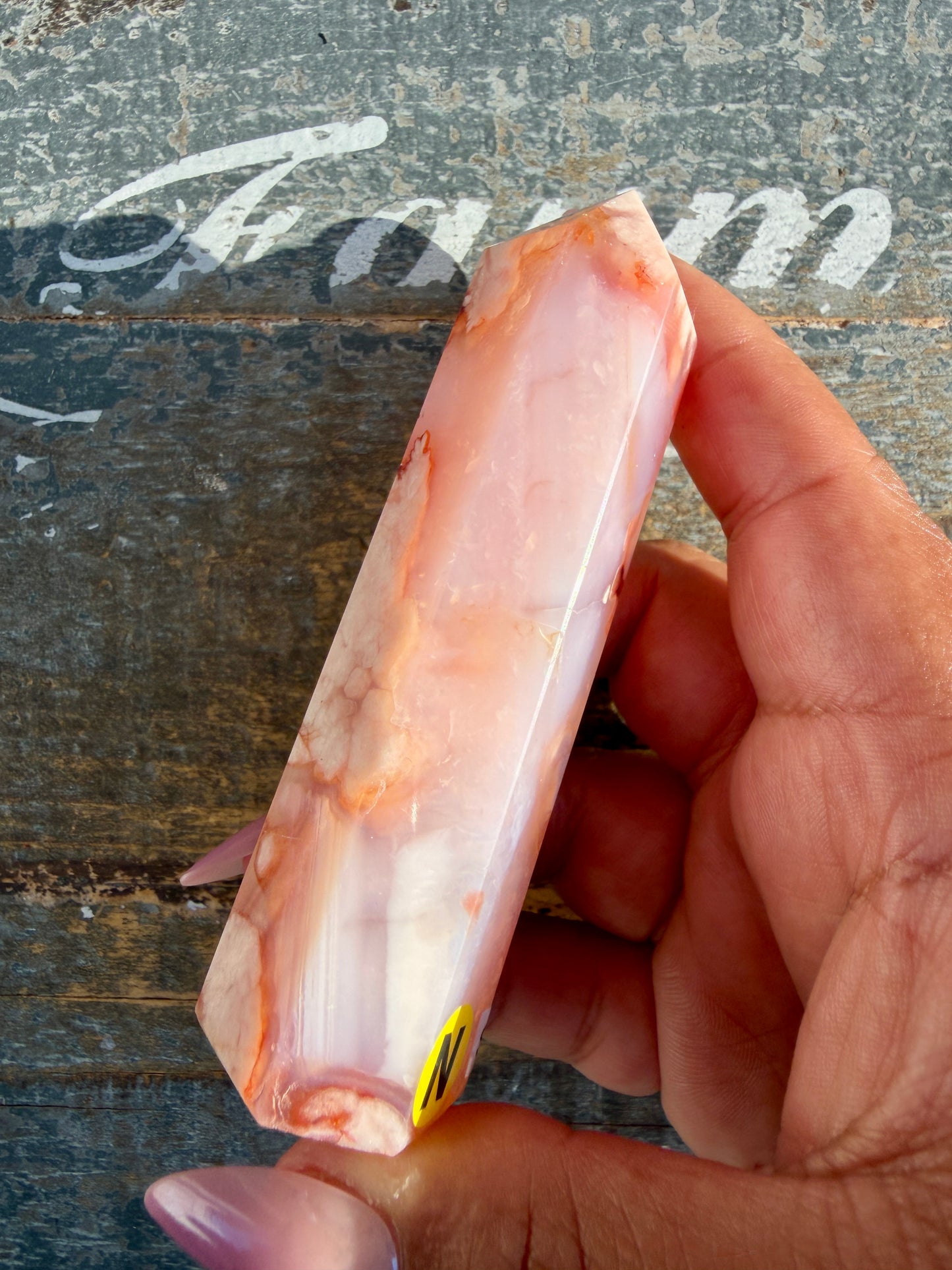 Gorgeous High Quality Carnelian & Flower Agate Tower | Madagascar | Opt N