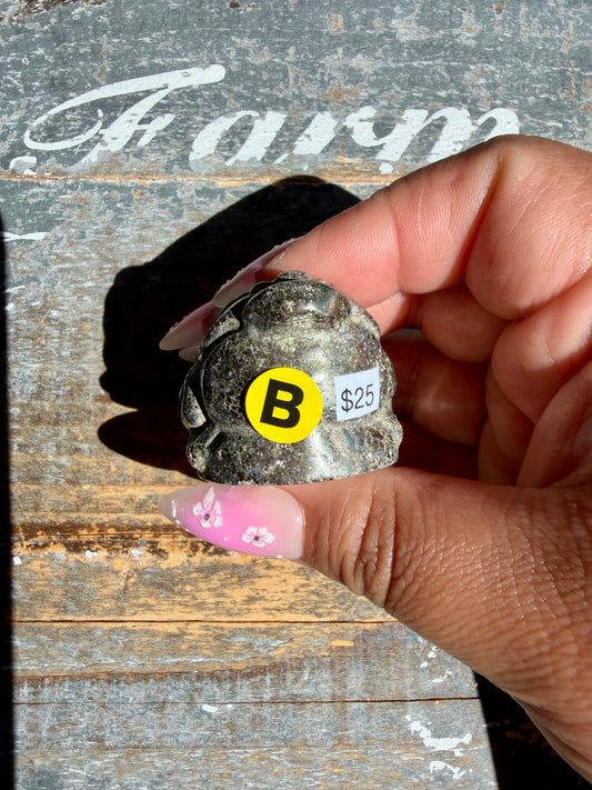 Gorgeous Pyrite Money Toad | Money Manifestation | Opt B