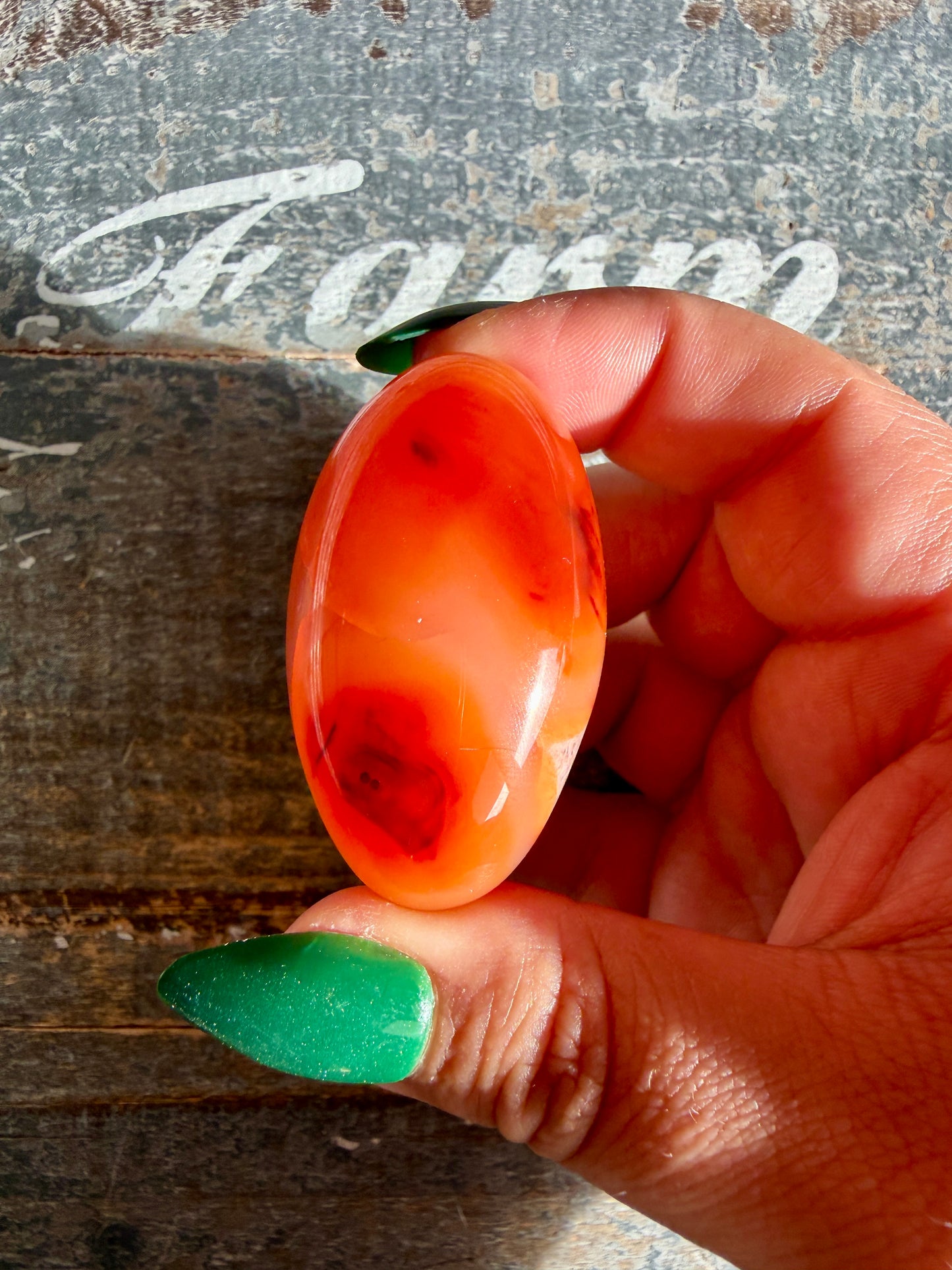 Gorgeous Carnelian Lingam | Opt D