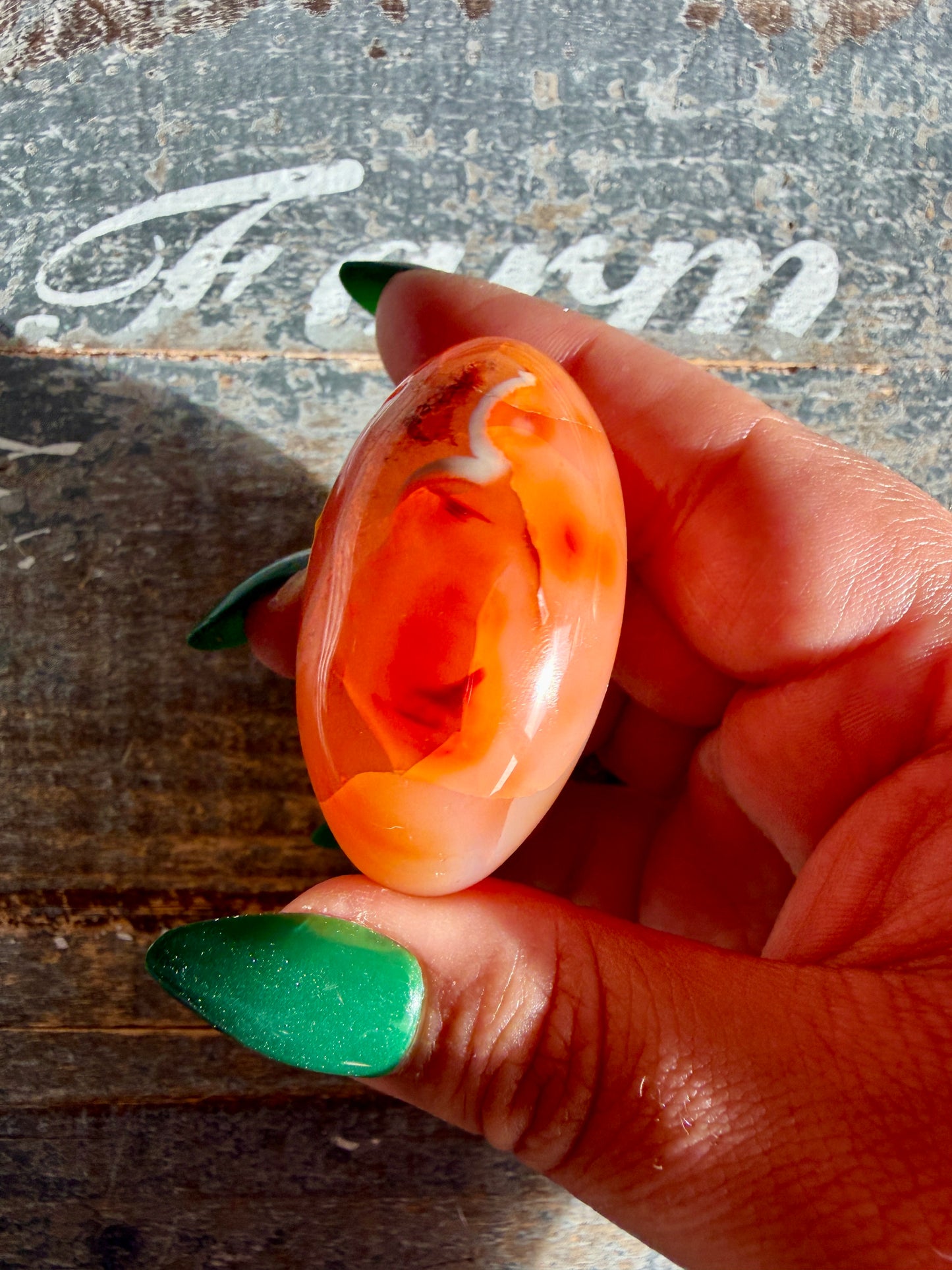 Gorgeous Carnelian Lingam | Opt D