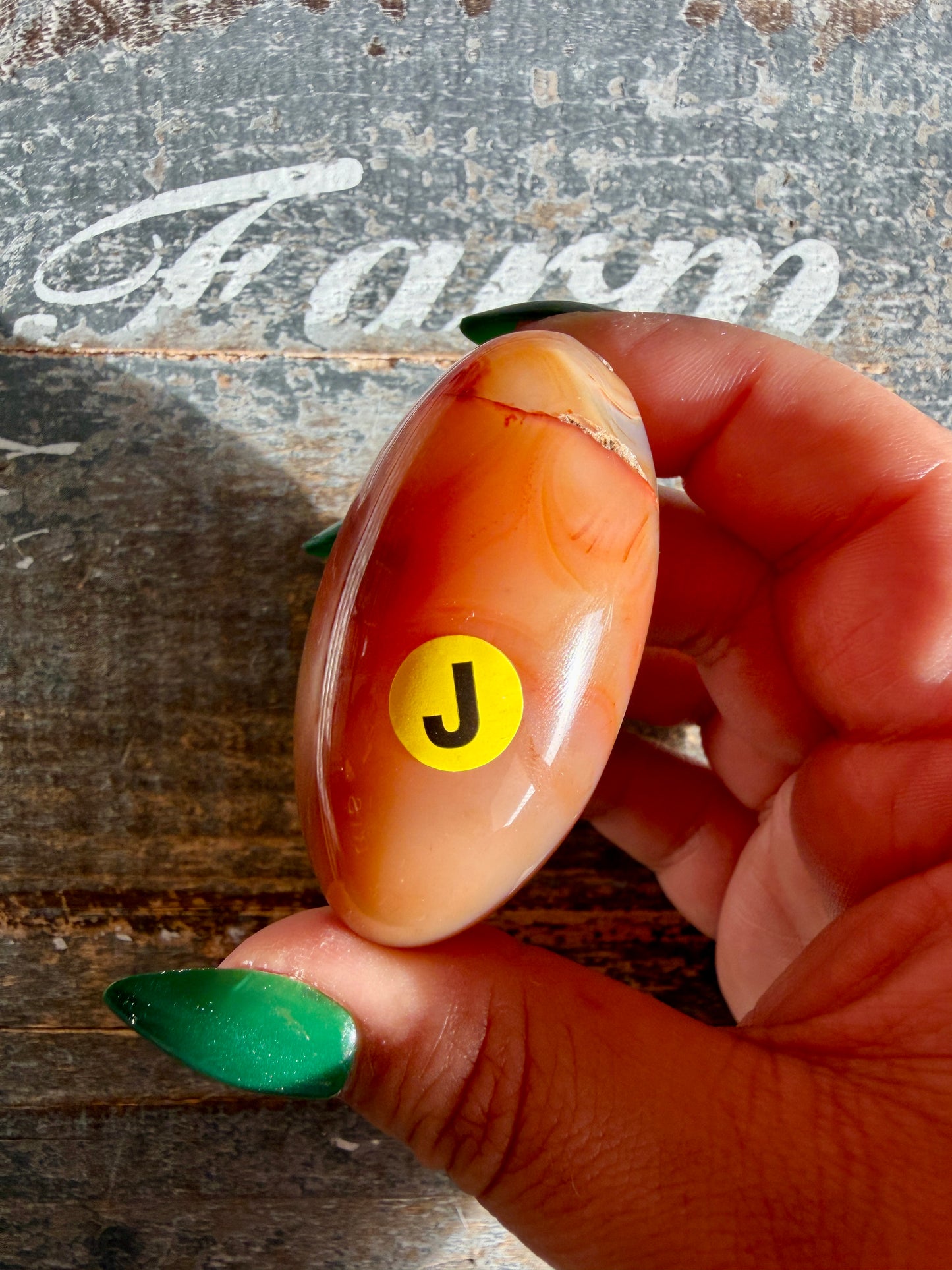 Gorgeous Carnelian Lingam | Opt J
