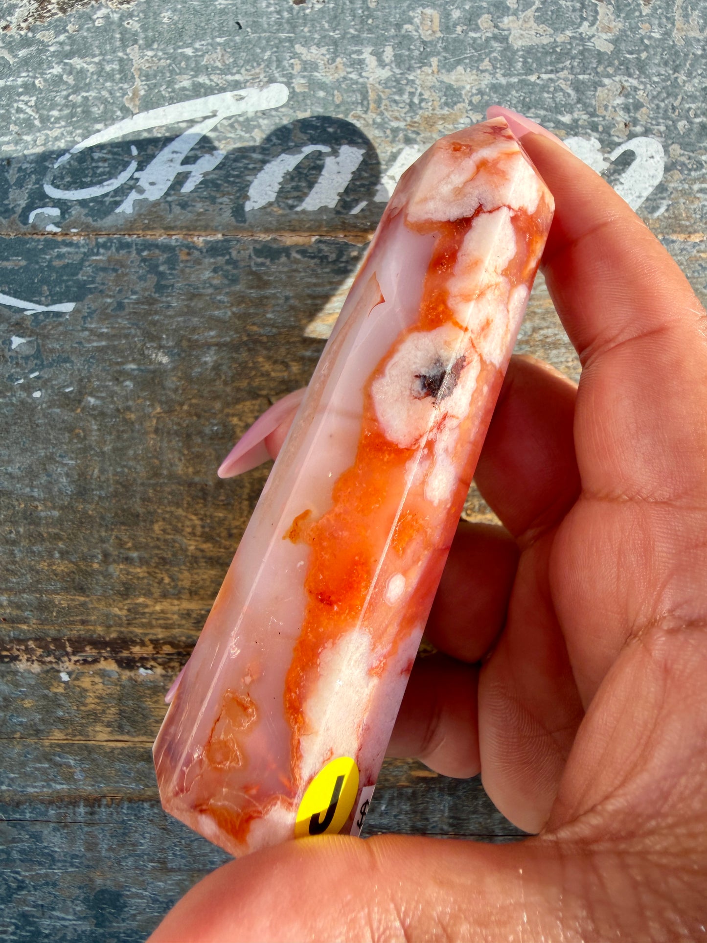 Gorgeous High Quality Carnelian & Flower Agate Tower | Madagascar | Opt J