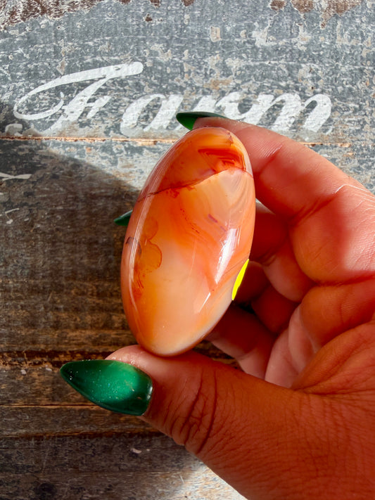 Gorgeous Carnelian Lingam | Opt J