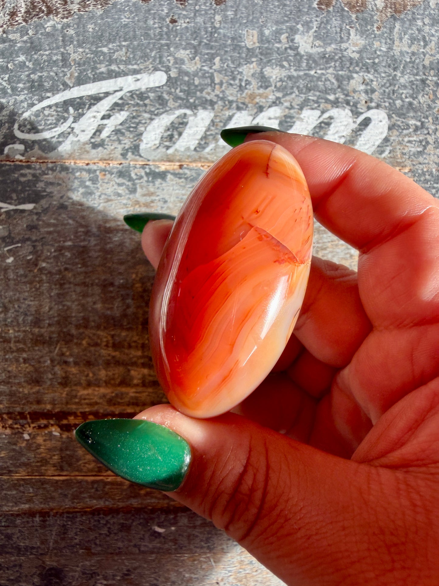 Gorgeous Carnelian Lingam | Opt J