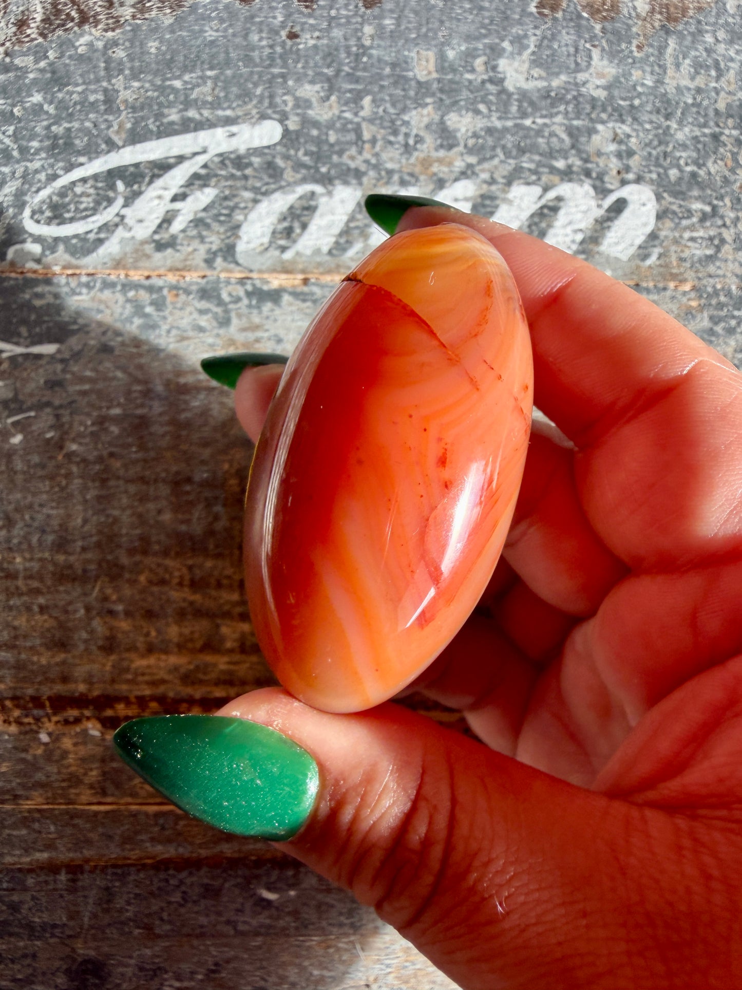 Gorgeous Carnelian Lingam | Opt J