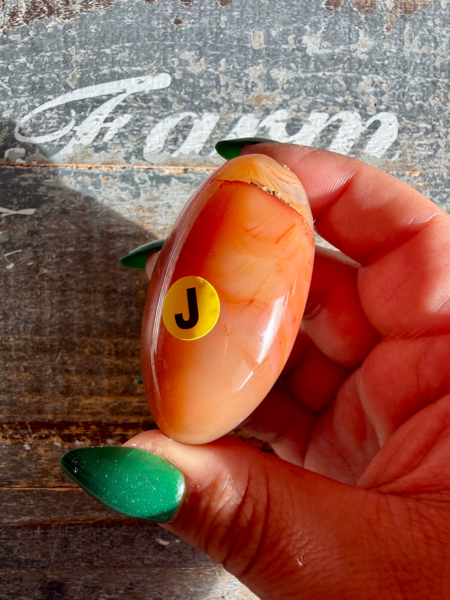 Gorgeous Carnelian Lingam | Opt J