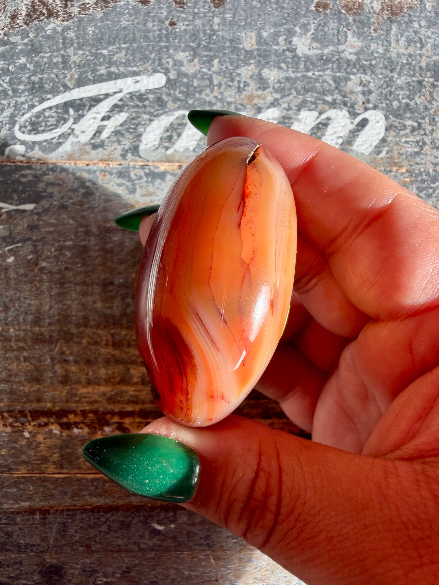 Gorgeous Carnelian Lingam | Opt B