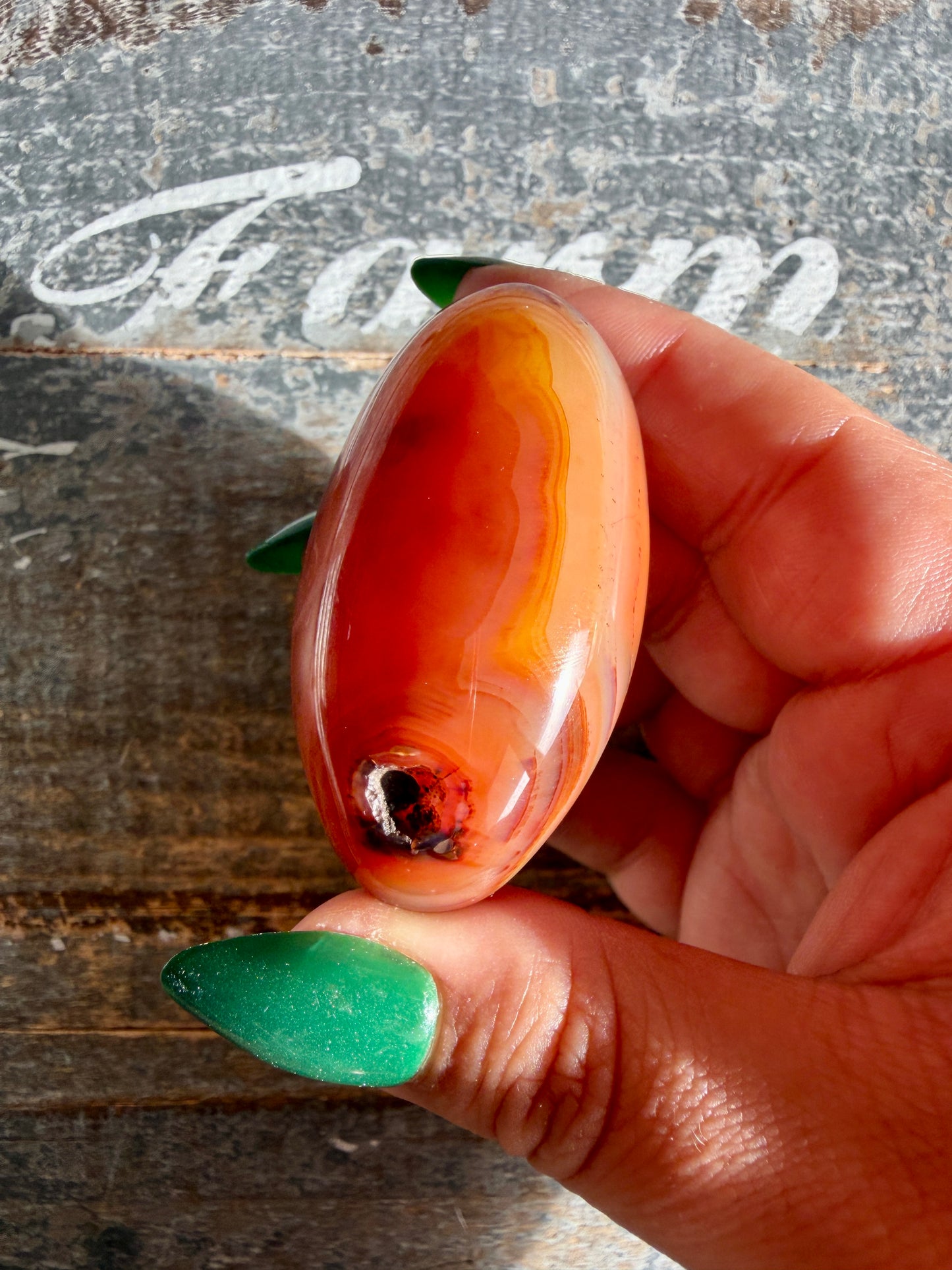 Gorgeous Carnelian Lingam | Opt B