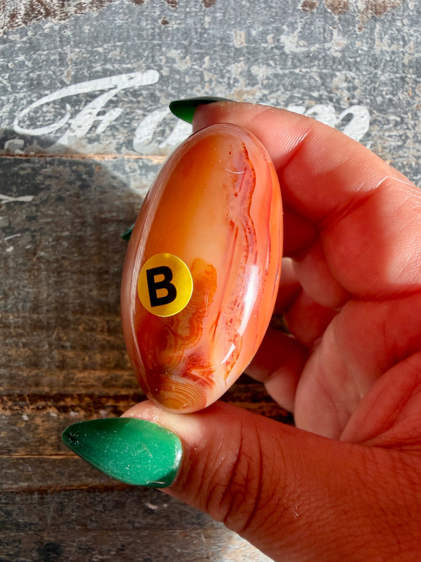 Gorgeous Carnelian Lingam | Opt B