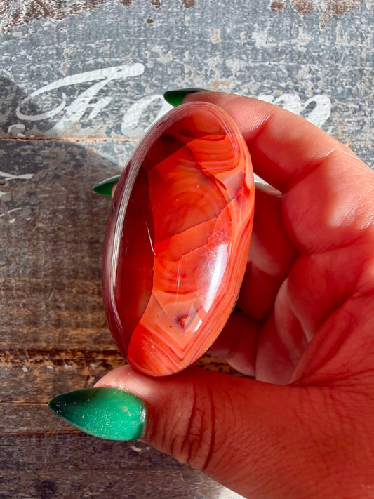 Gorgeous Carnelian Lingam | Opt A