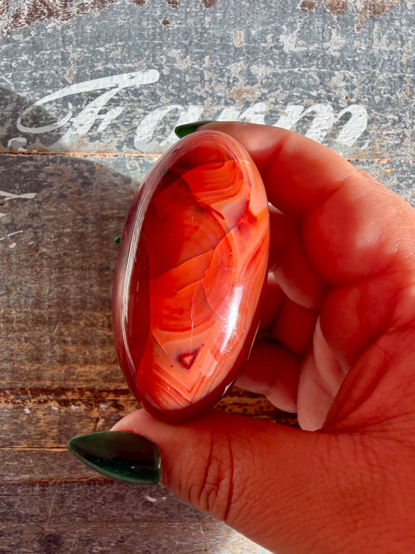 Gorgeous Carnelian Lingam | Opt A